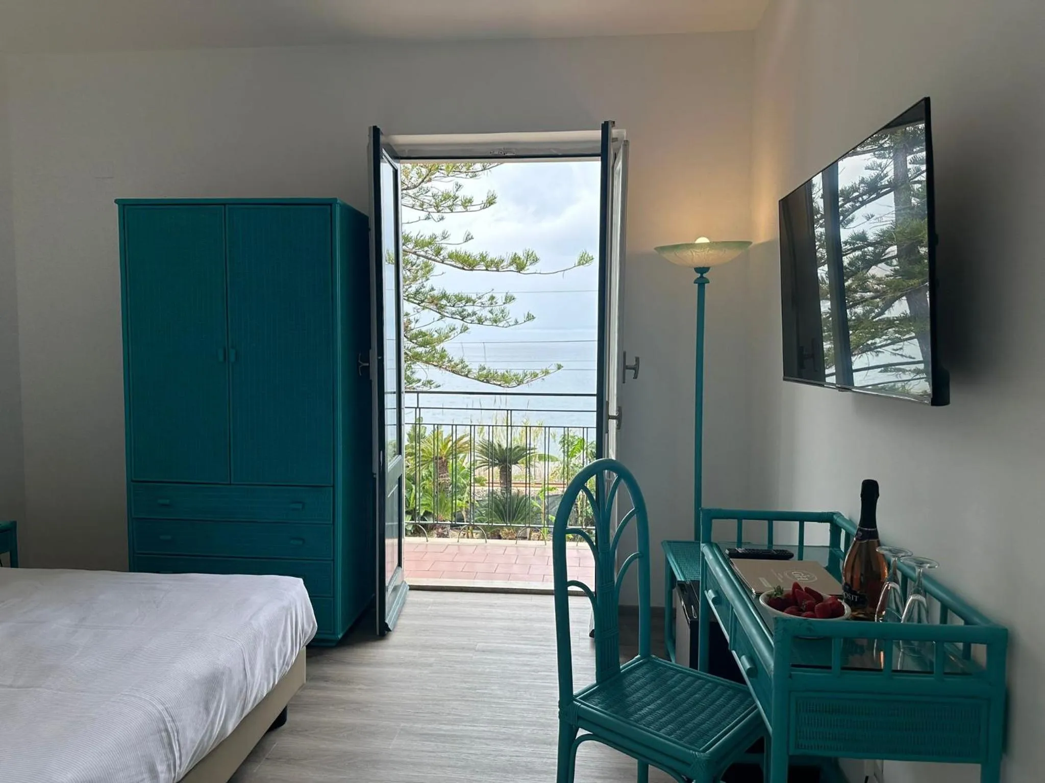 View (from property/room), Bed in Hotel Baia Delle Sirene