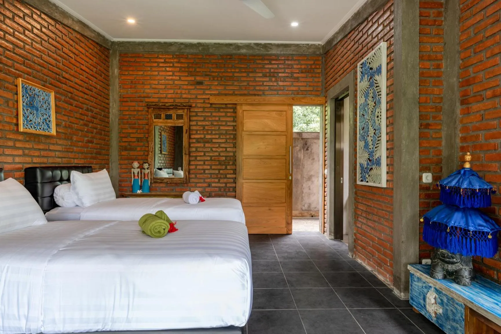 Bed in Alamanda Lovina Resort