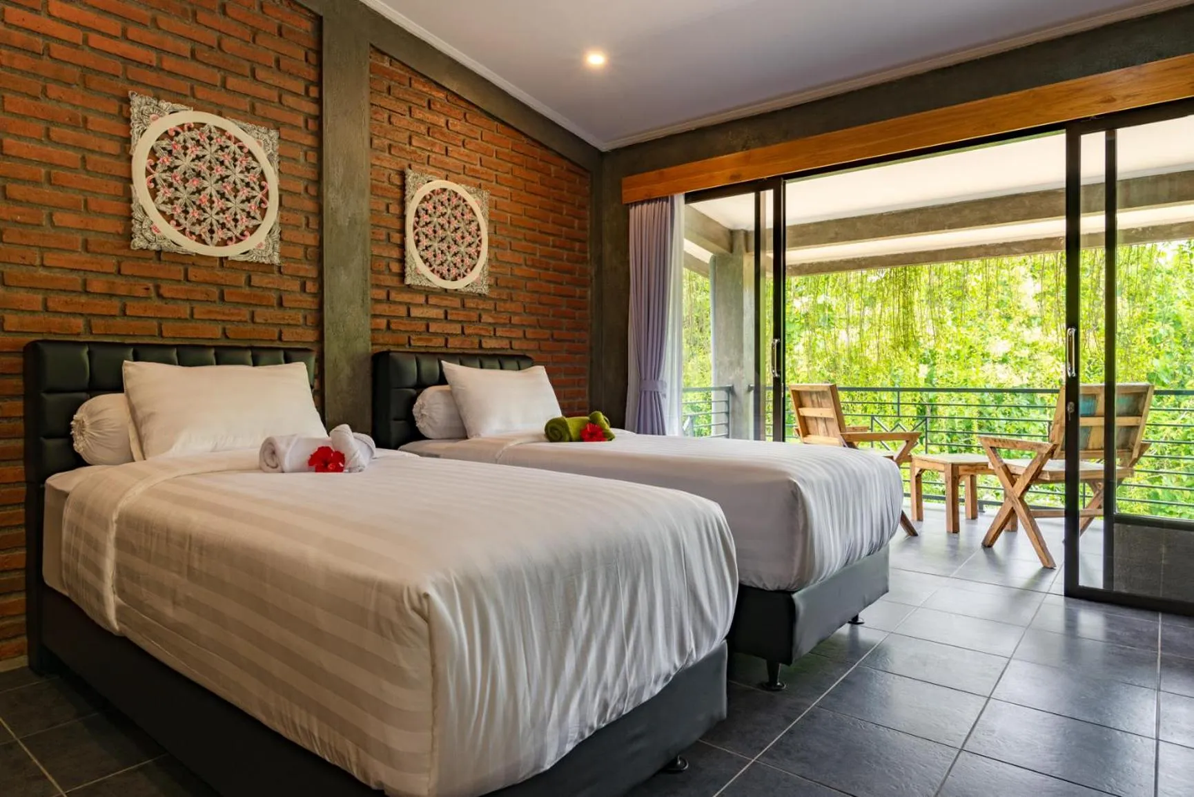 Bed in Alamanda Lovina Resort