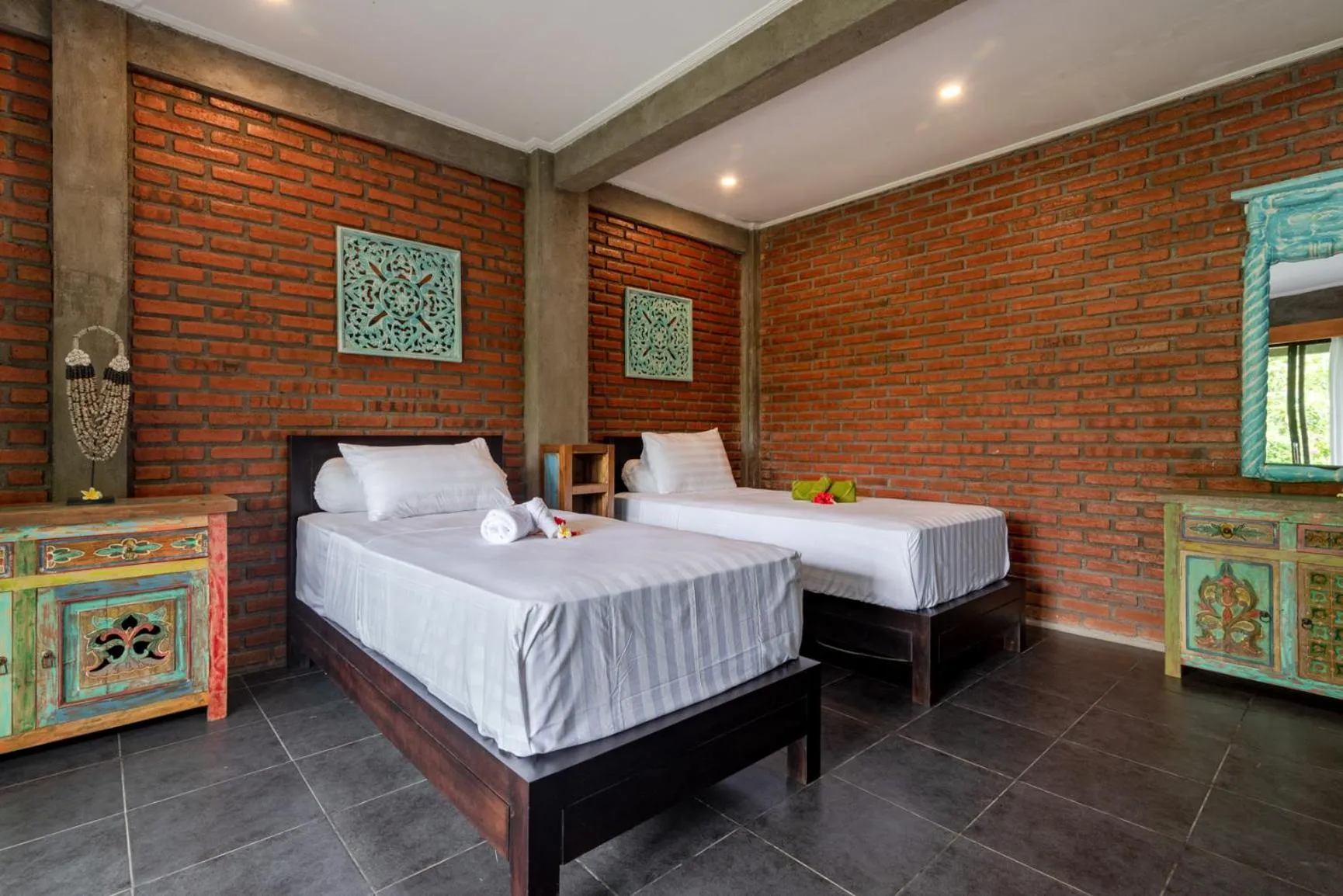 Bed in Alamanda Lovina Resort