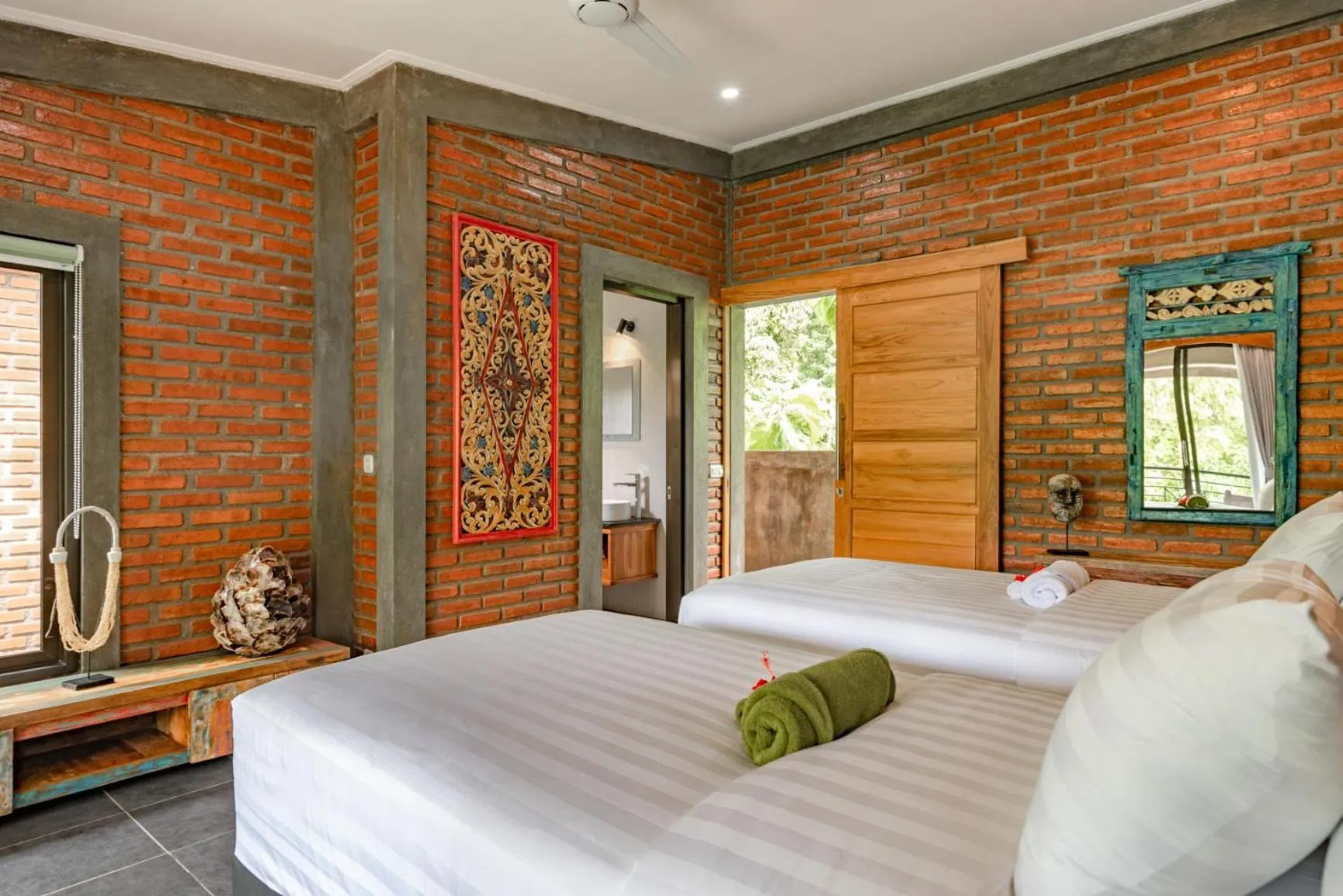 Bed in Alamanda Lovina Resort