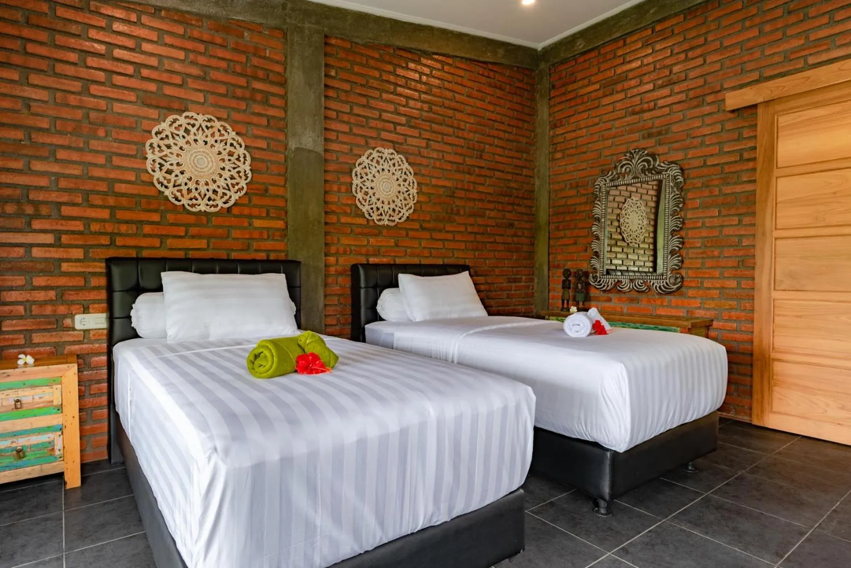 Bed in Alamanda Lovina Resort