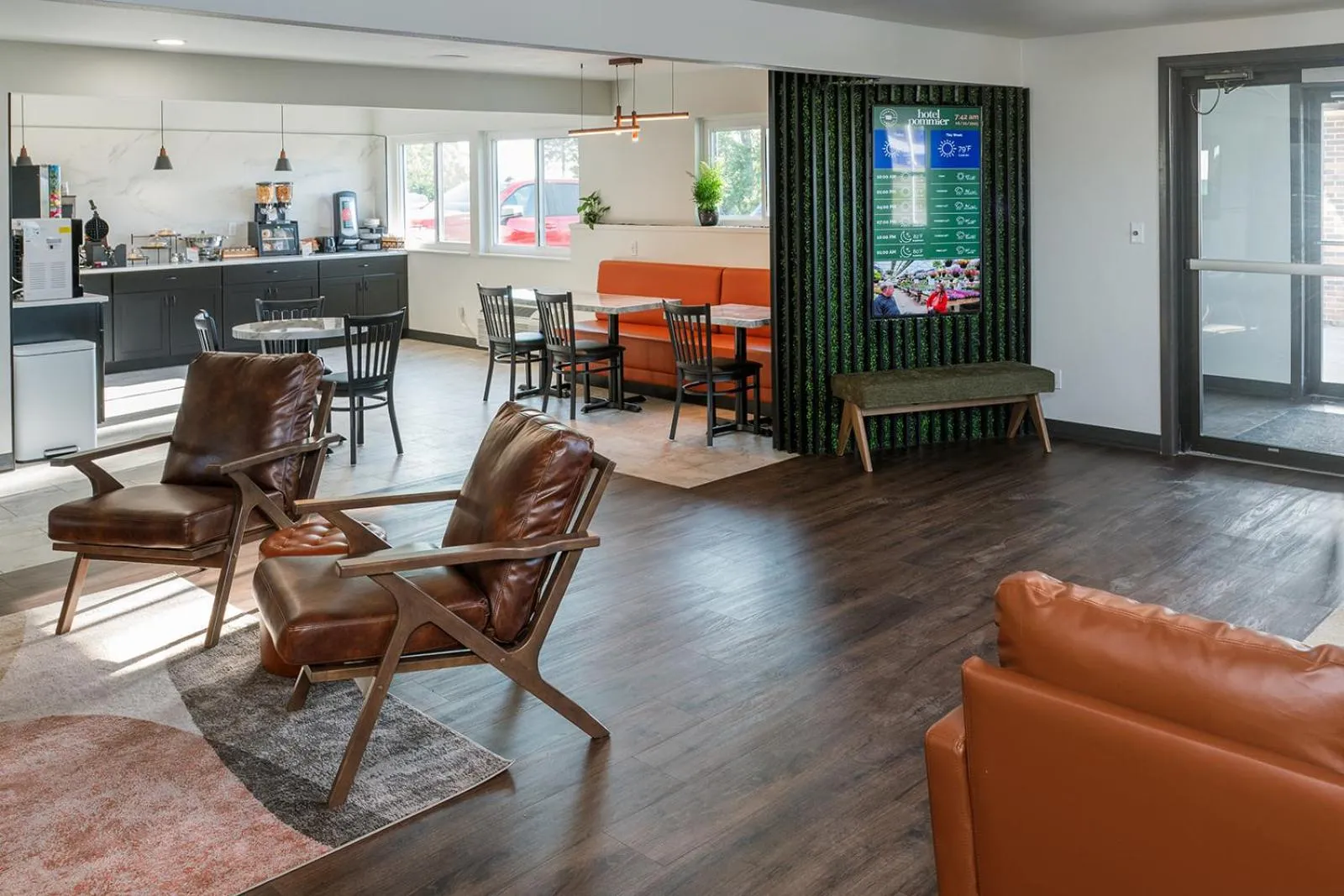 Lobby or reception in Hotel Pommier Chariton