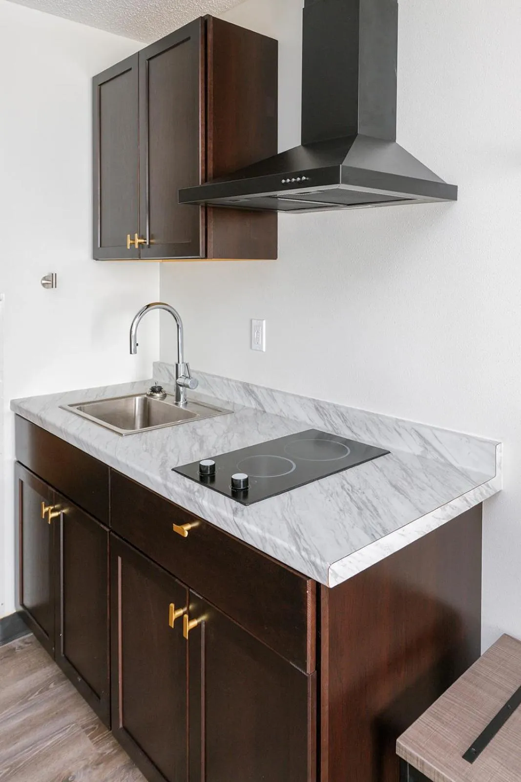 Kitchen or kitchenette in Hotel Pommier Chariton