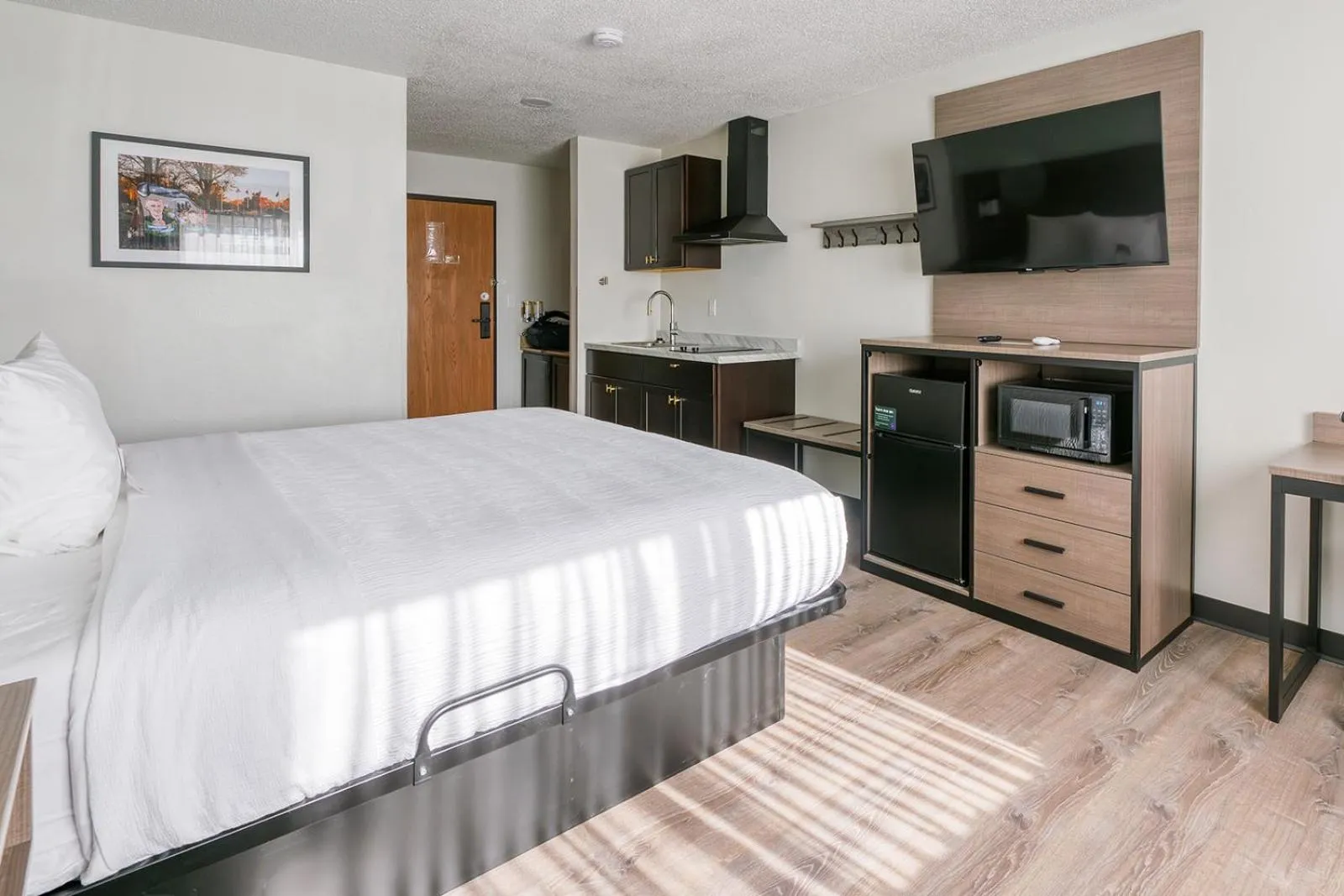 Bed in Hotel Pommier Chariton