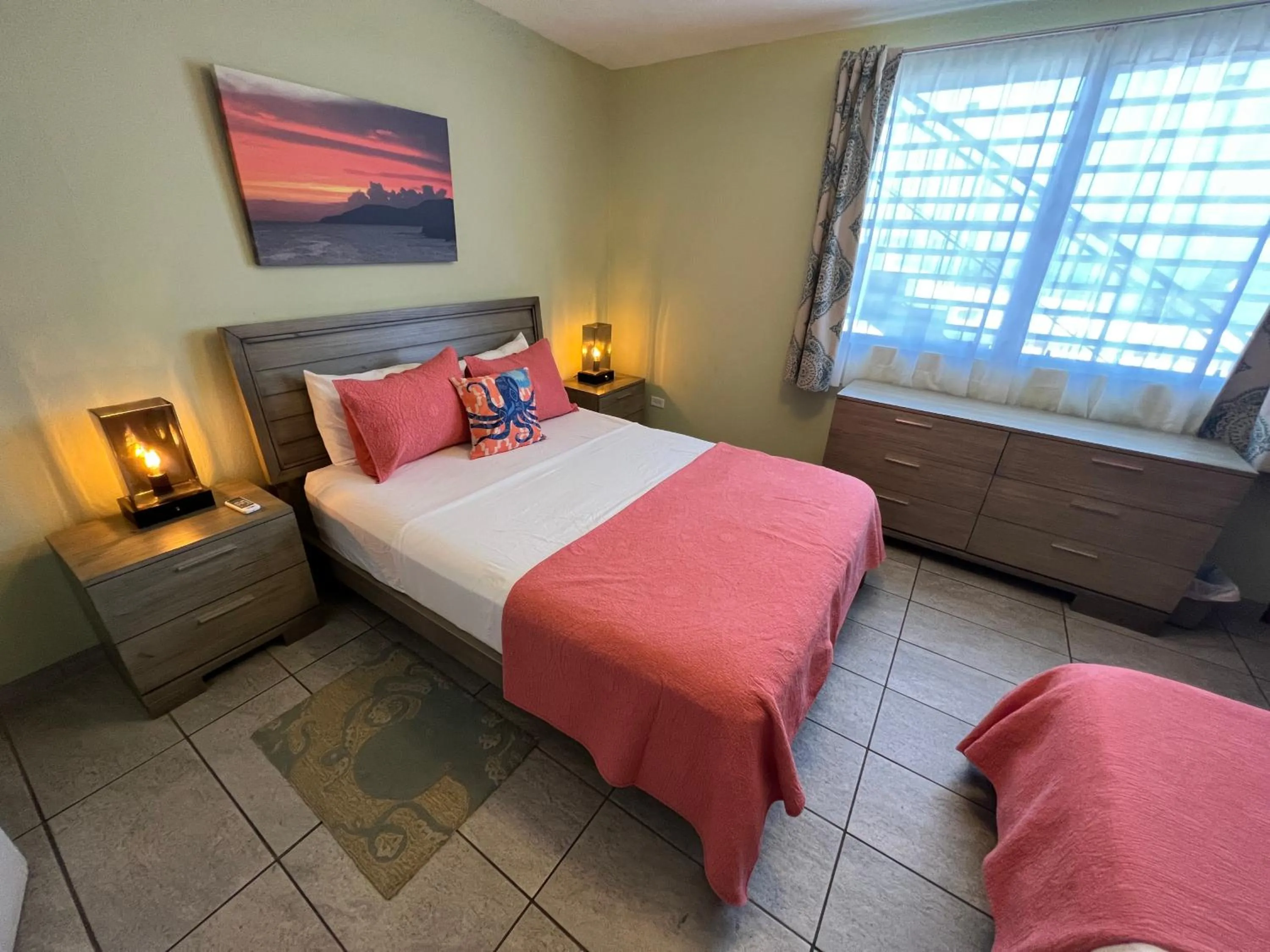 Bed in The Vieques Guesthouse