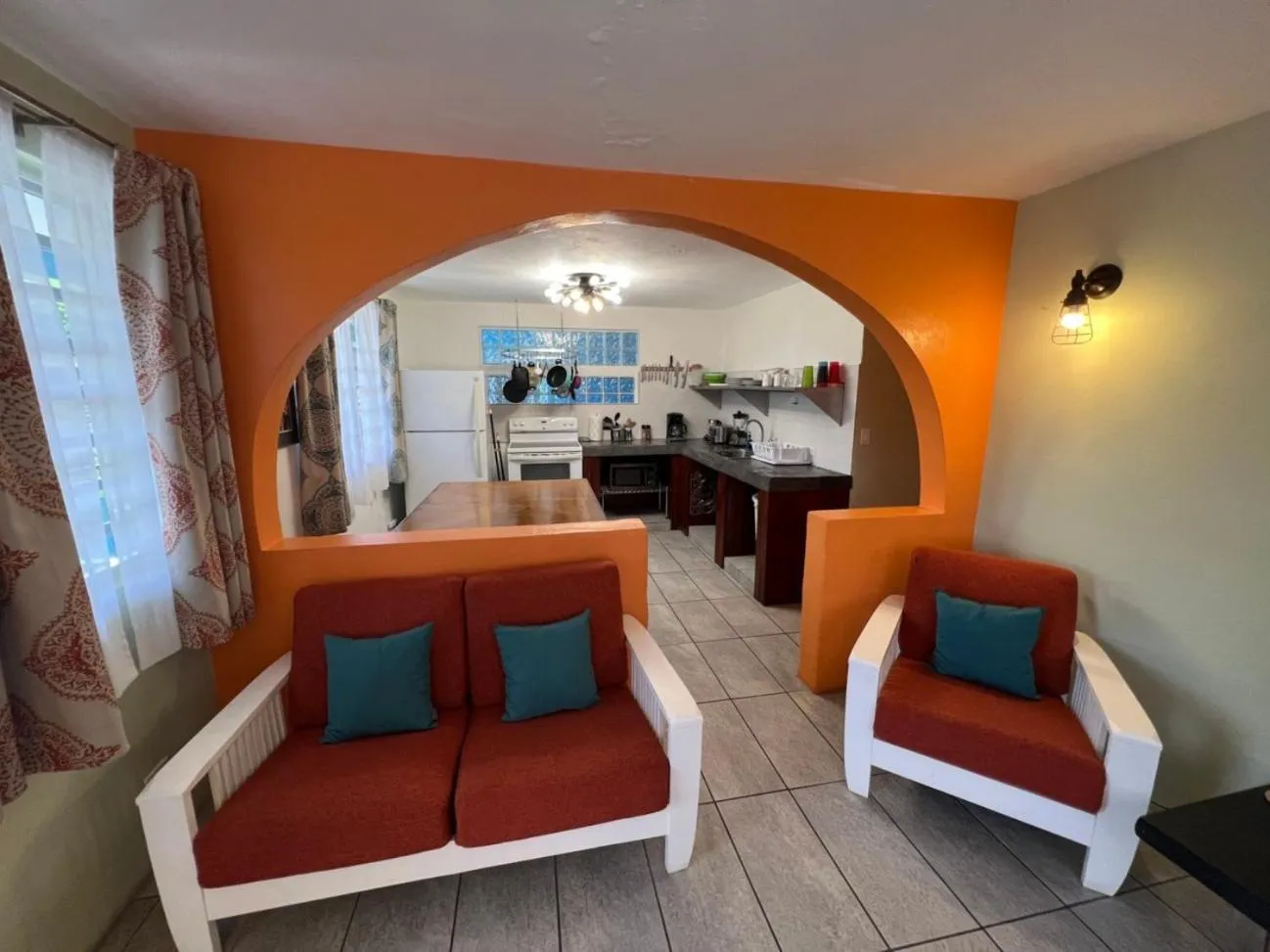 Kitchen or kitchenette in The Vieques Guesthouse