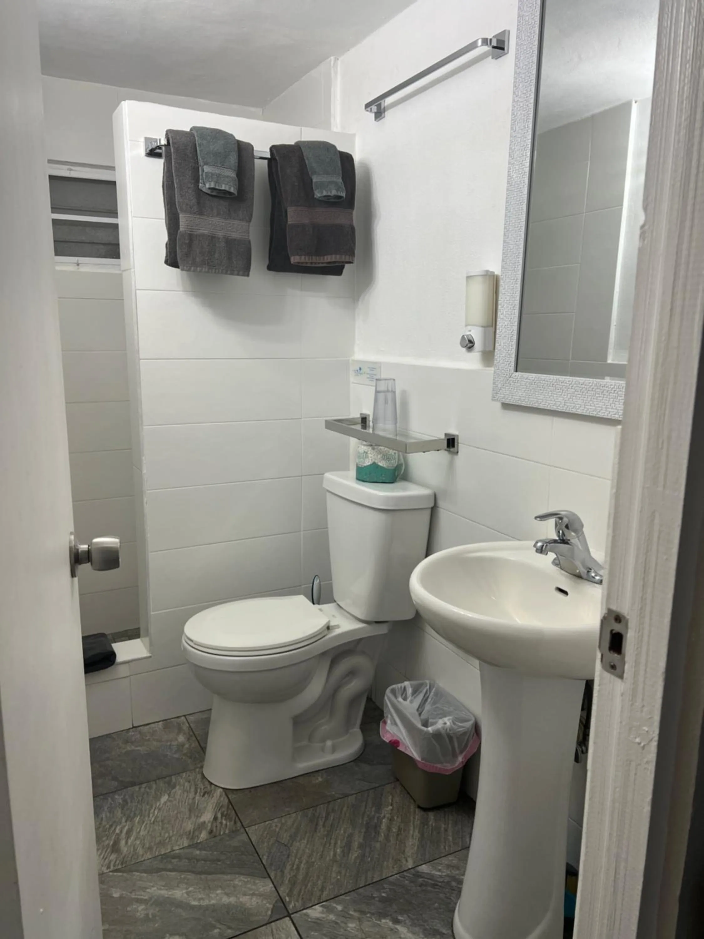 Toilet in The Vieques Guesthouse