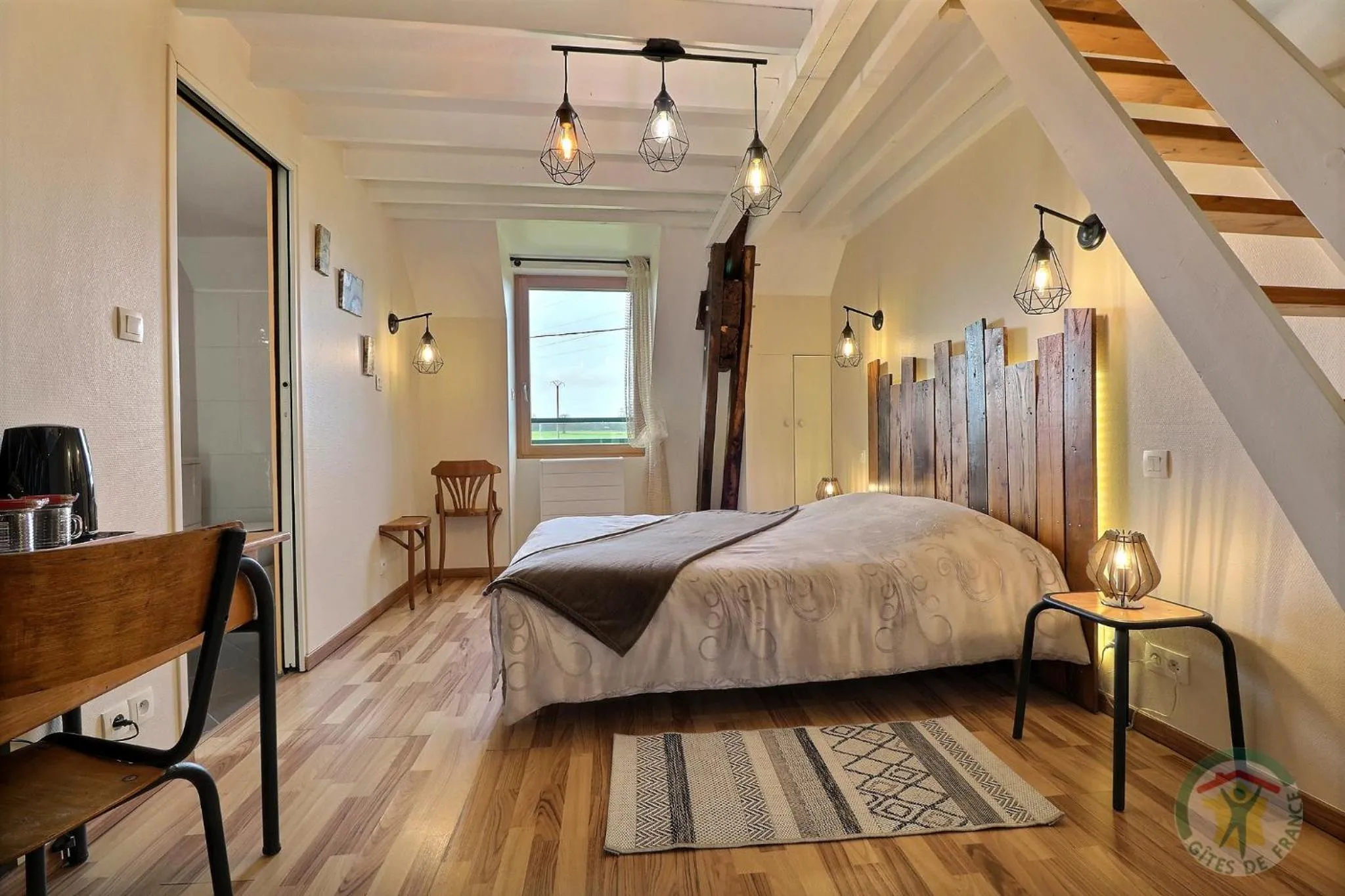 Bed in Chambres D'HÔTES