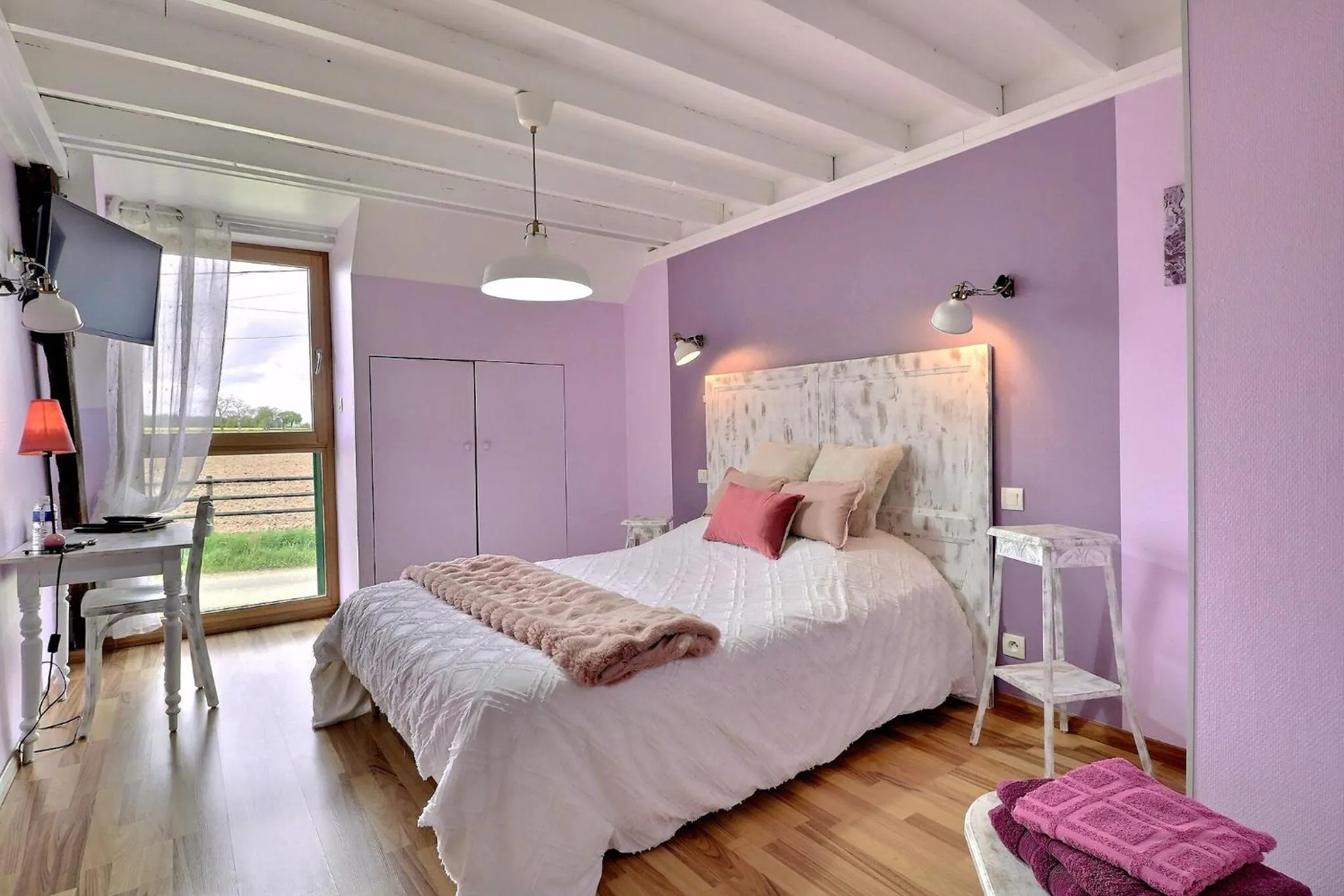 Bed in Chambres D'HÔTES