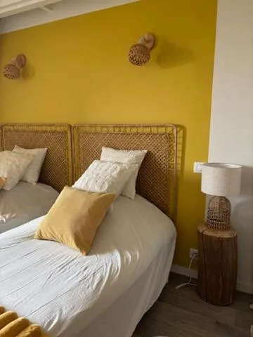 Bed in Chambres D'HÔTES