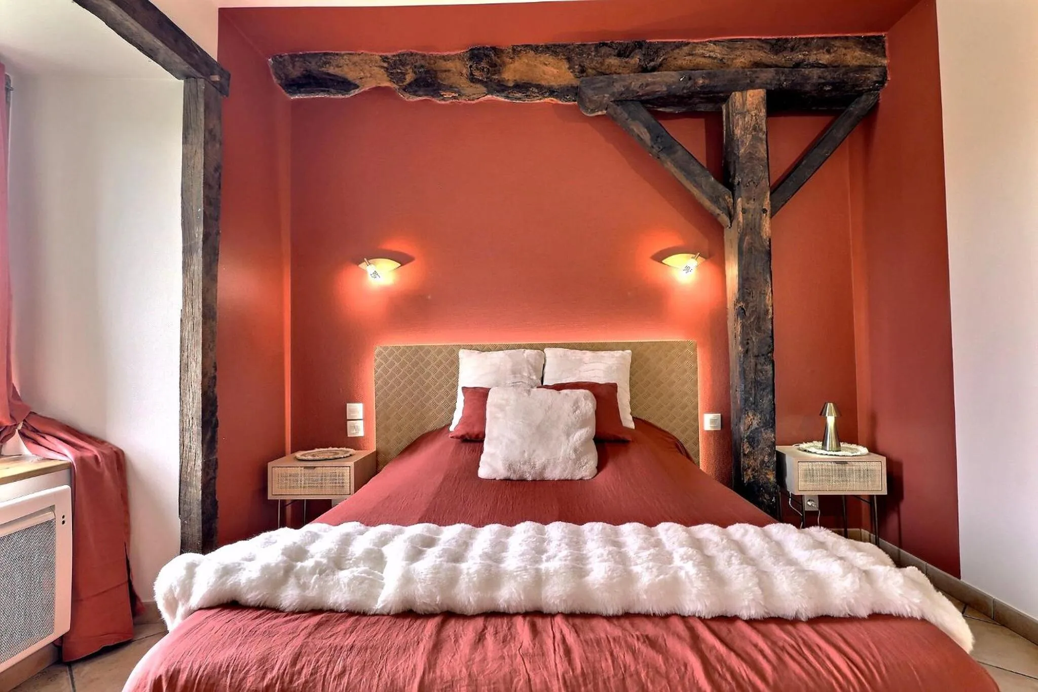 Bed in Chambres D'HÔTES