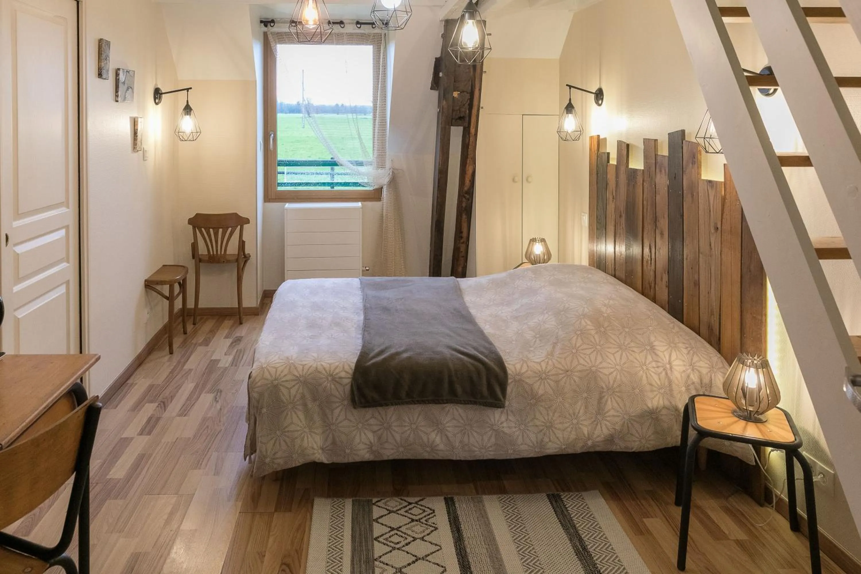 Bed in Chambres D'HÔTES