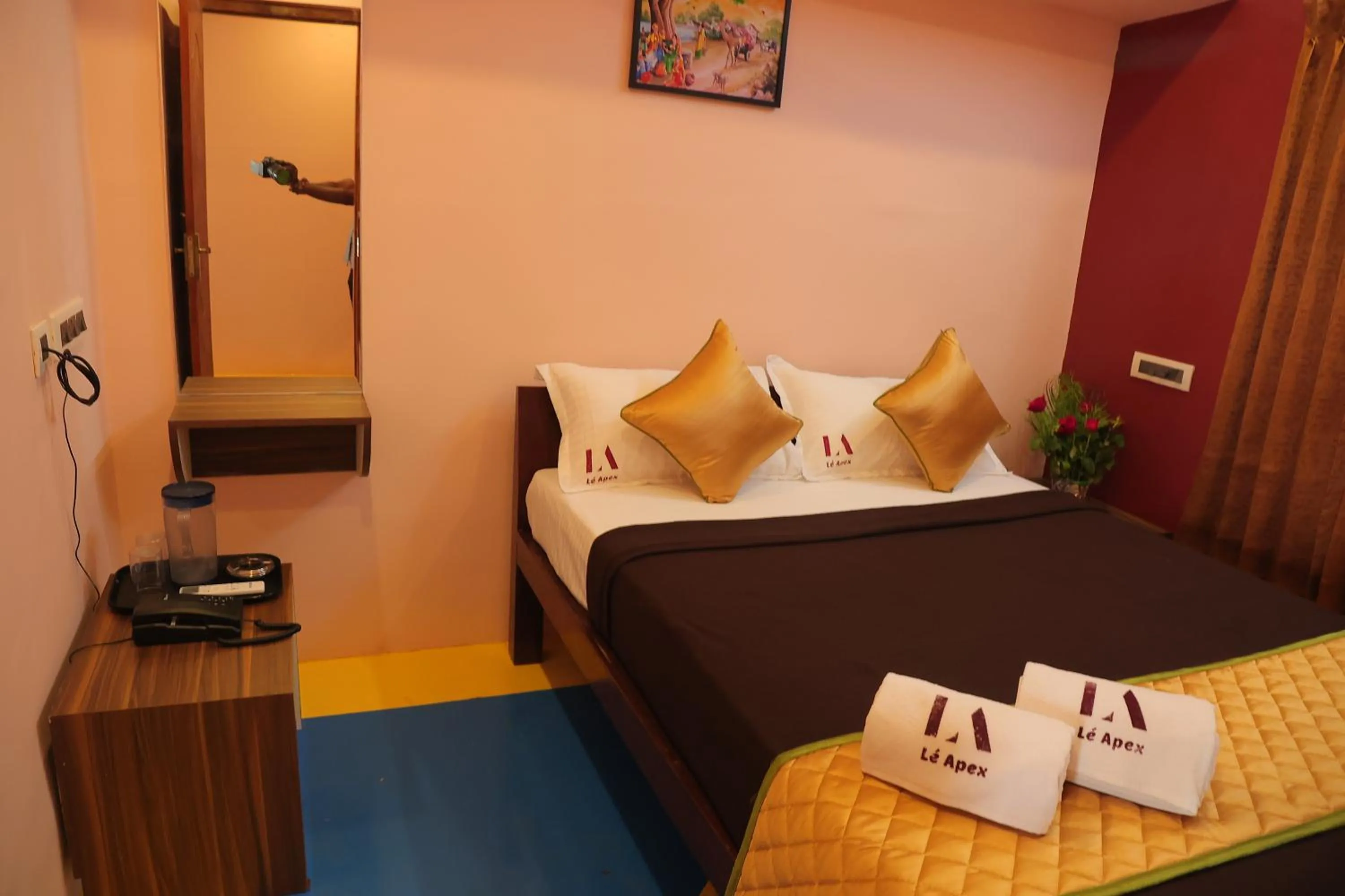 Bed in Le Apex Tharavaadu