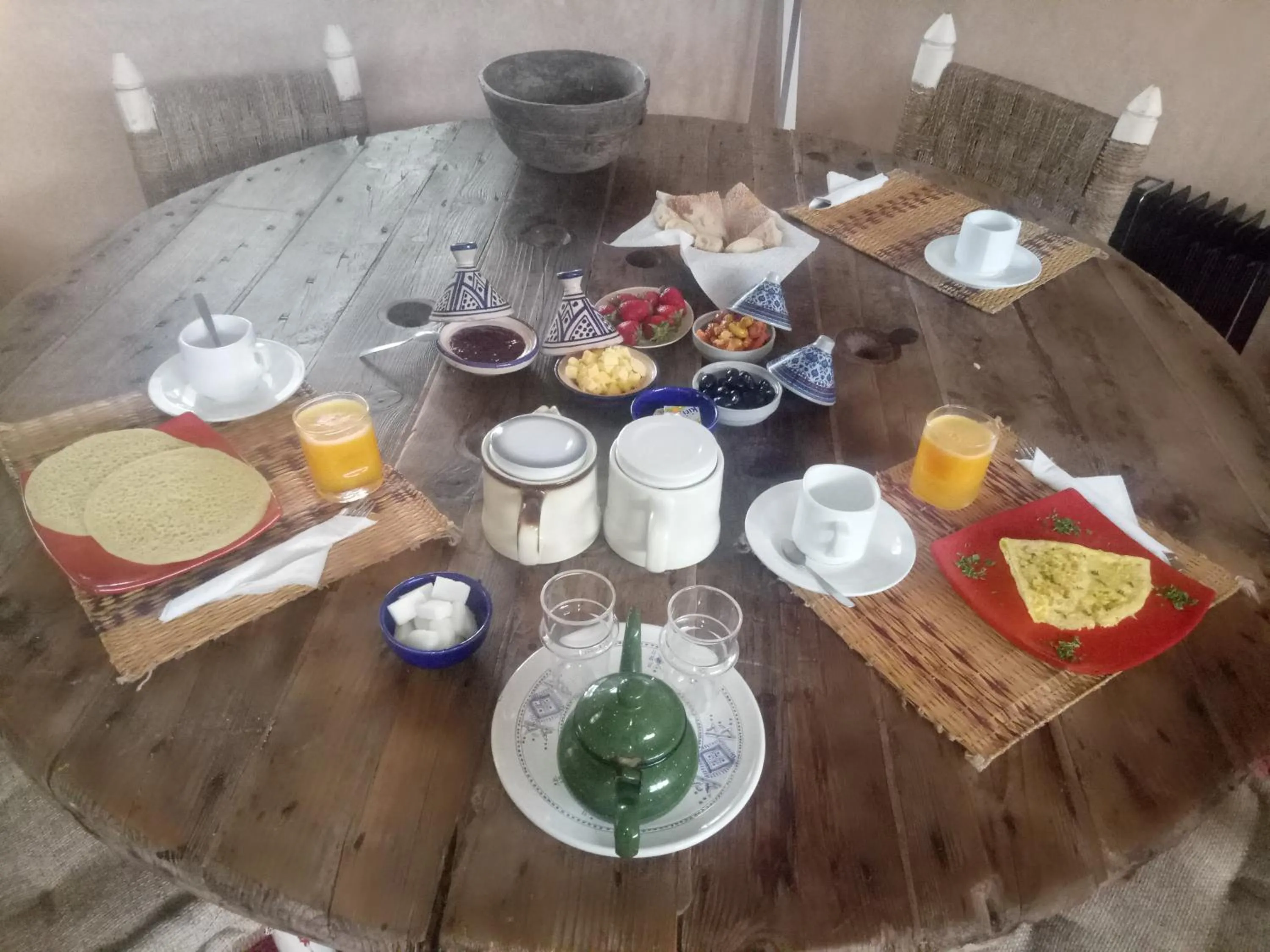 Continental breakfast in Dar Cherazade & spa