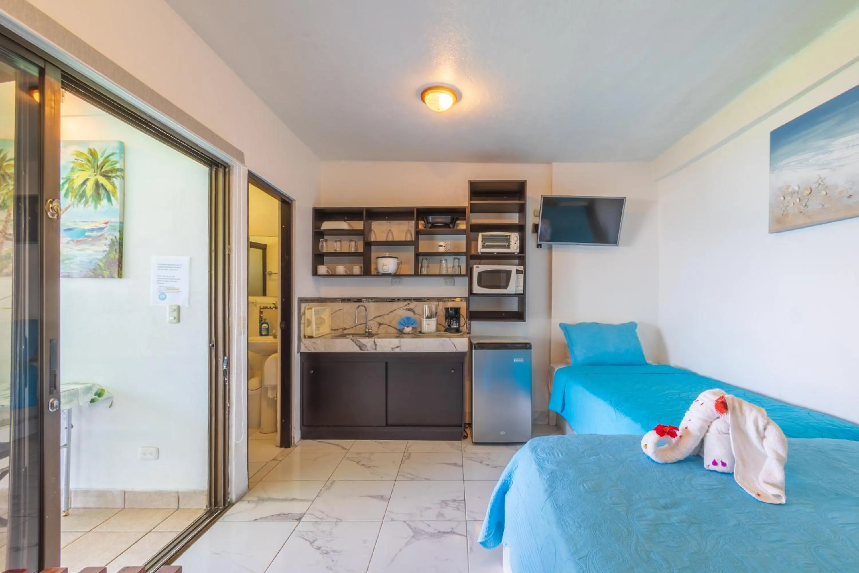 Bed in Hotel Villas de la Selva