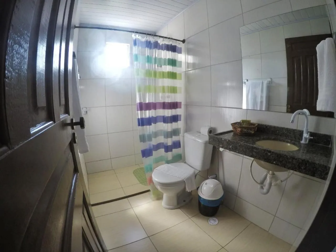 Bathroom in Pousada Paraíso das Palmeiras