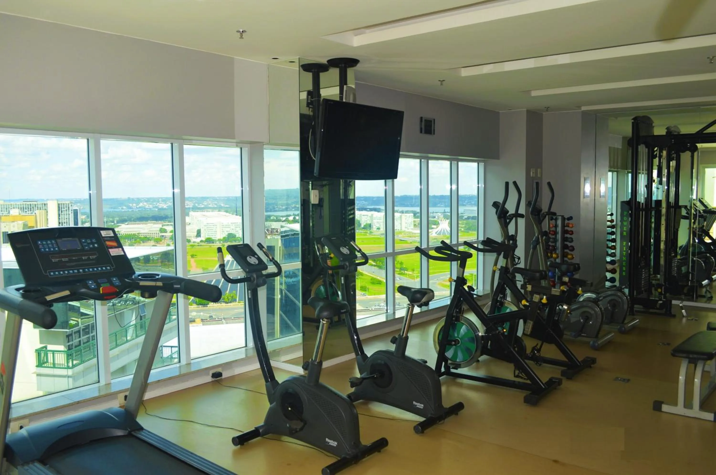 Fitness centre/facilities in Flat Brasília - Setor Hoteleiro Norte