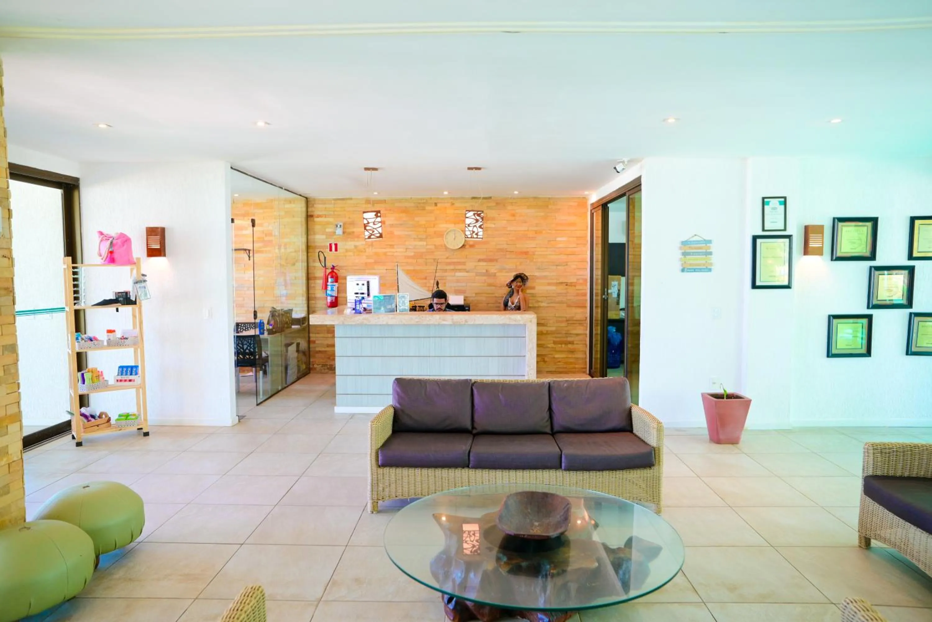 Seating area in Waterfront Residence