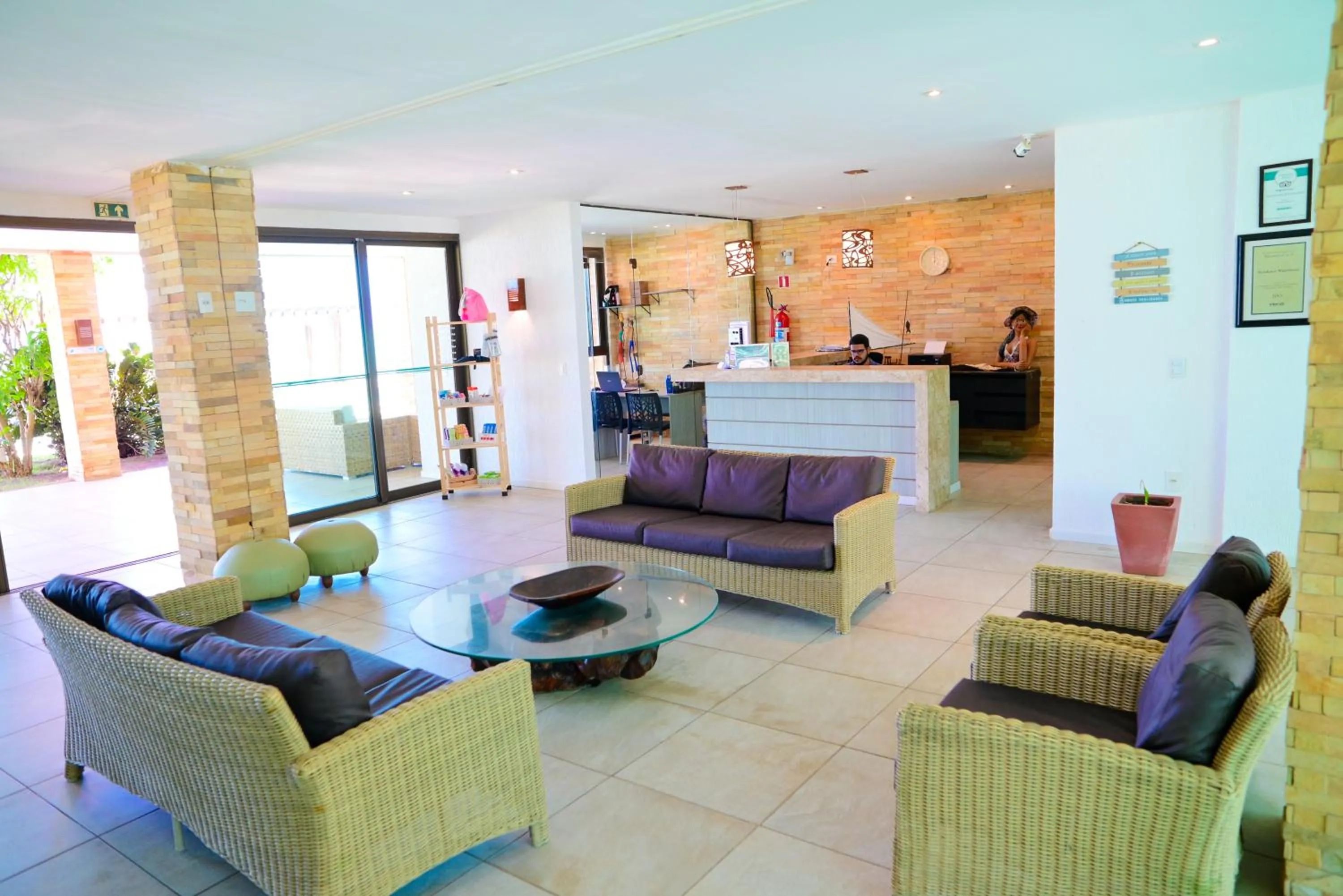 Seating area in Waterfront Residence