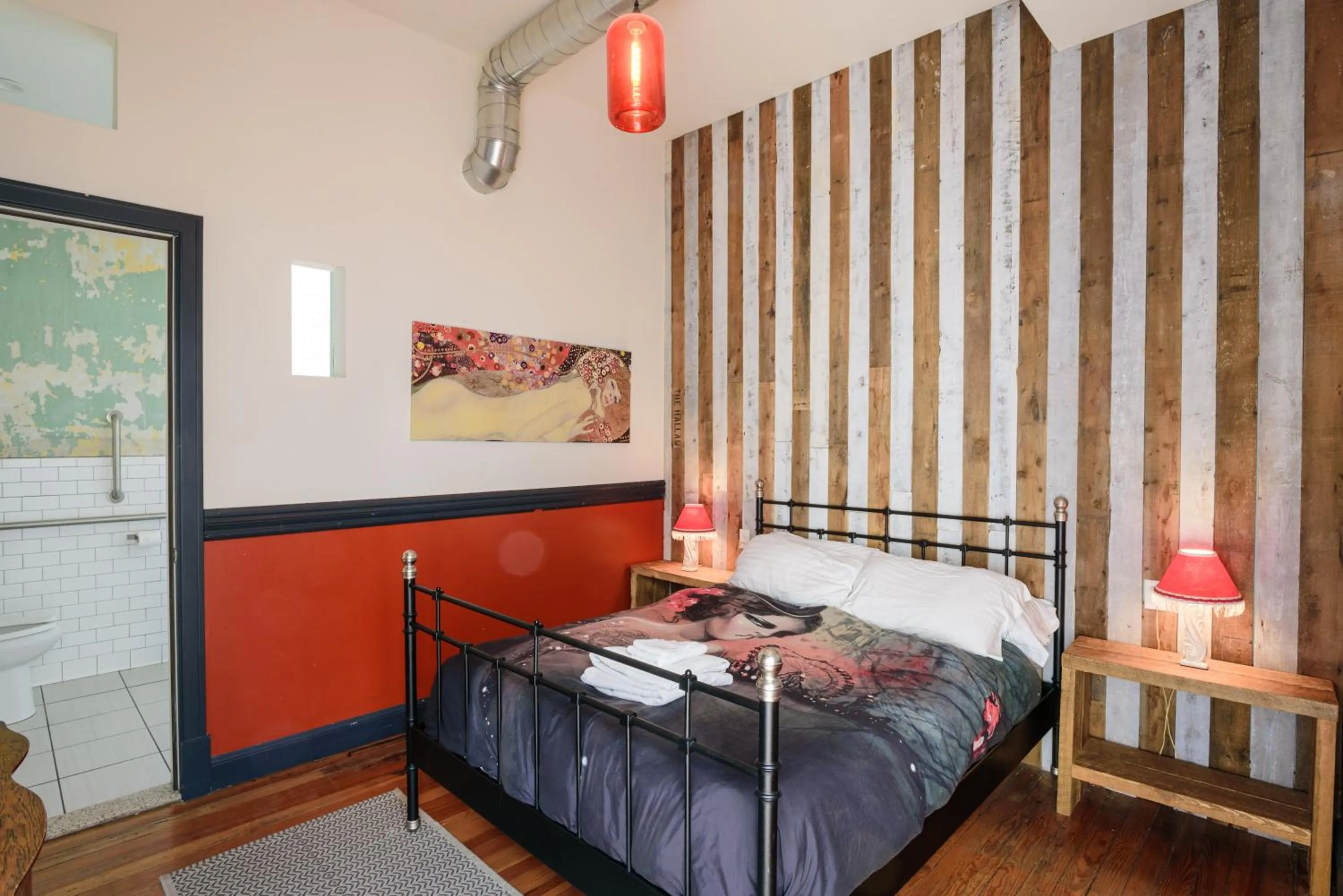 Bedroom, Bed in Hostel Fish