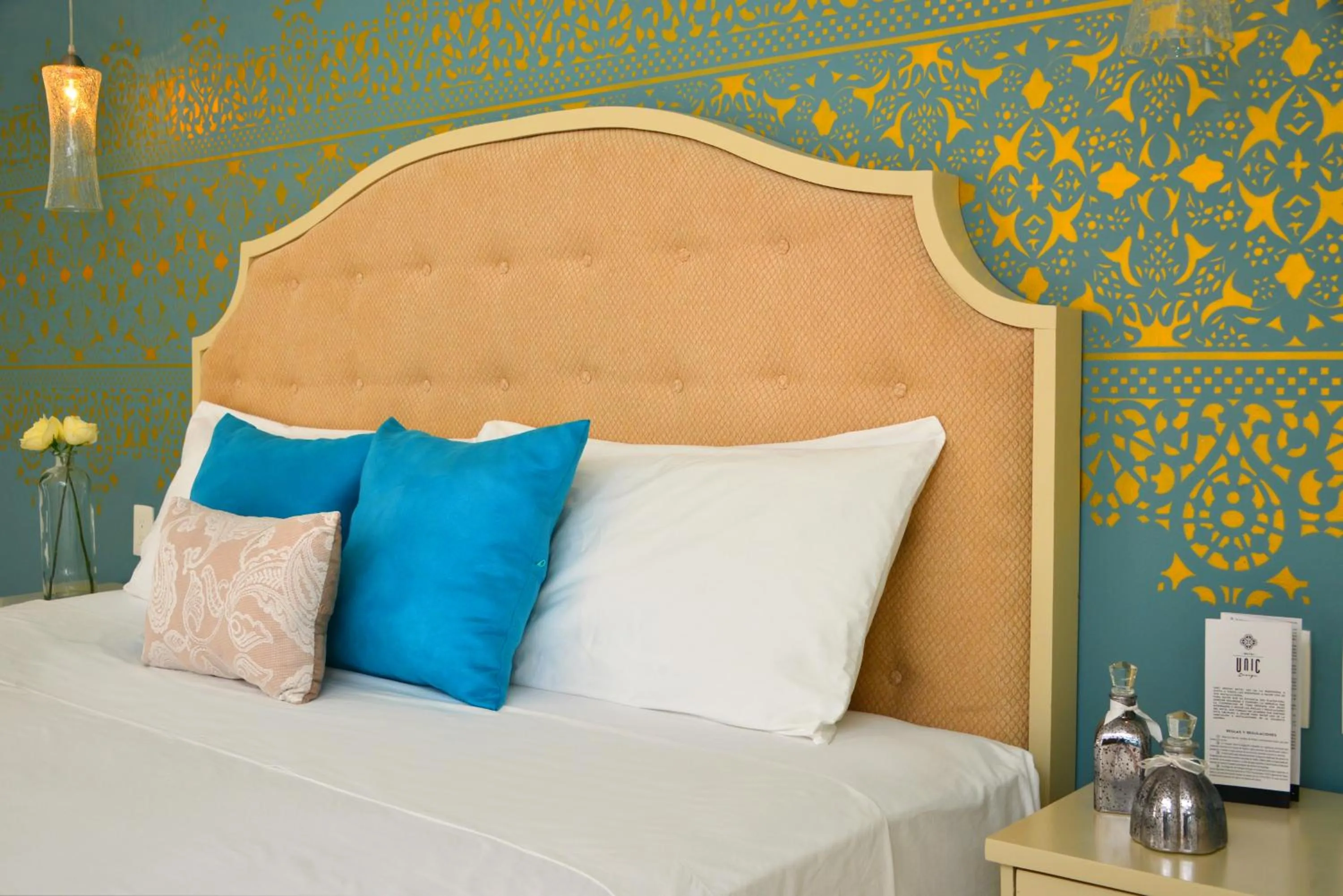 Bed in Unic Design Hotel & Restaurant- 5th Avenue