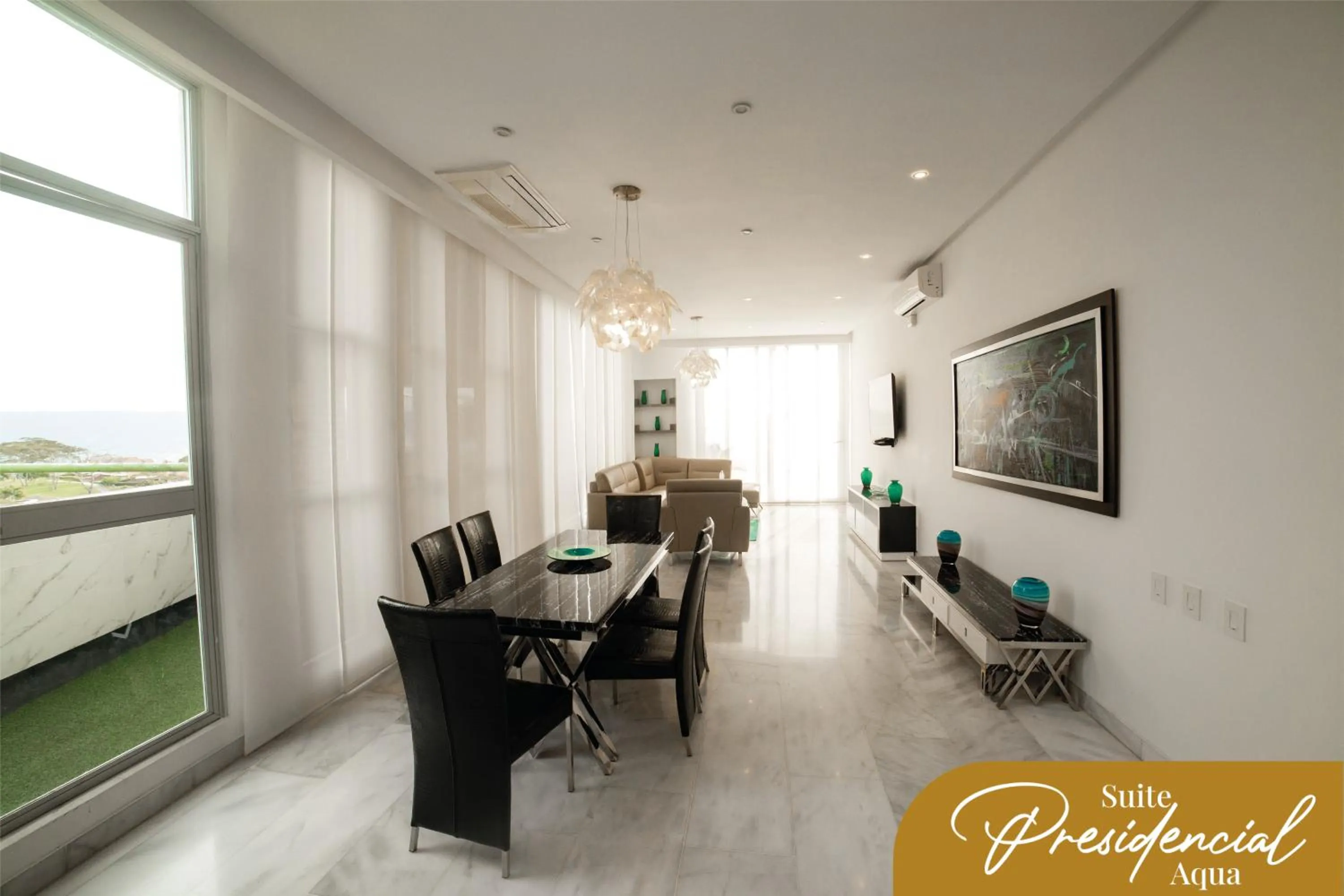 Living room in Punta Diamante Premium Hotel