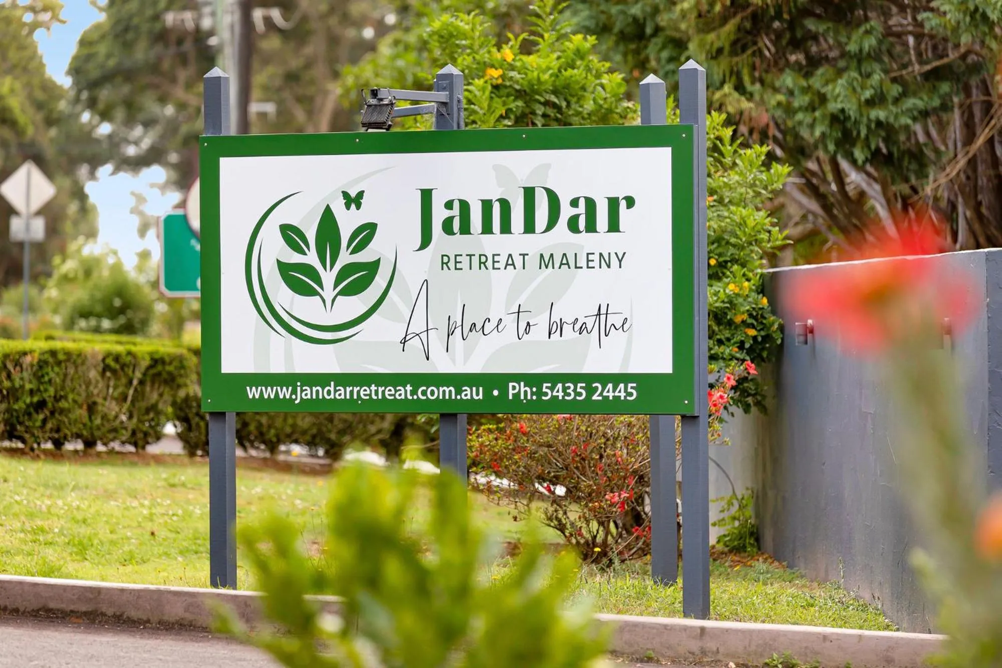 Property logo or sign in Jandar Retreat Maleny