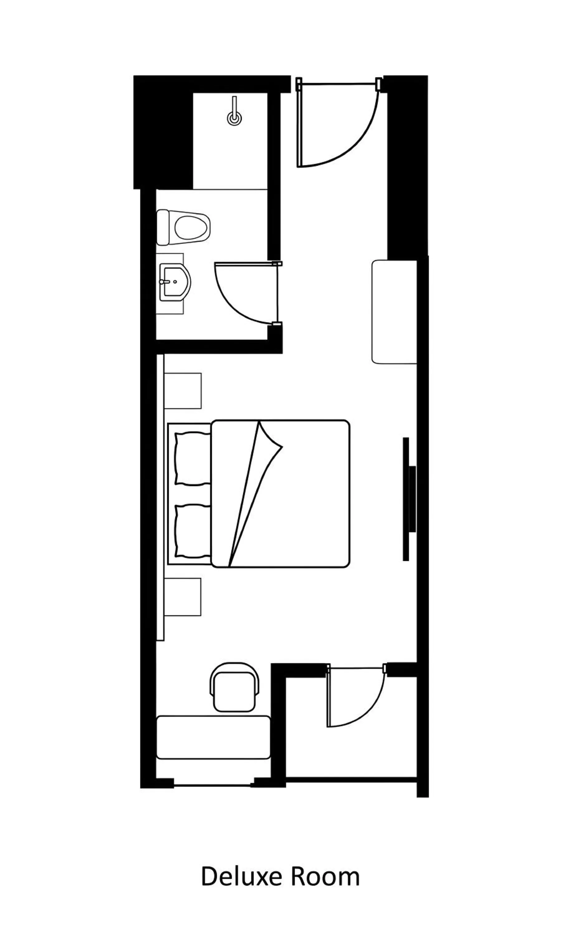 Floor plan in Citadines Antasari Jakarta