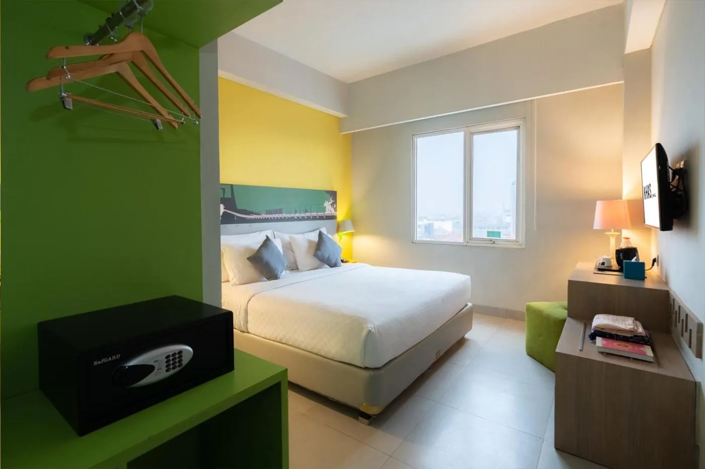 Bed in KHAS Surabaya Hotel