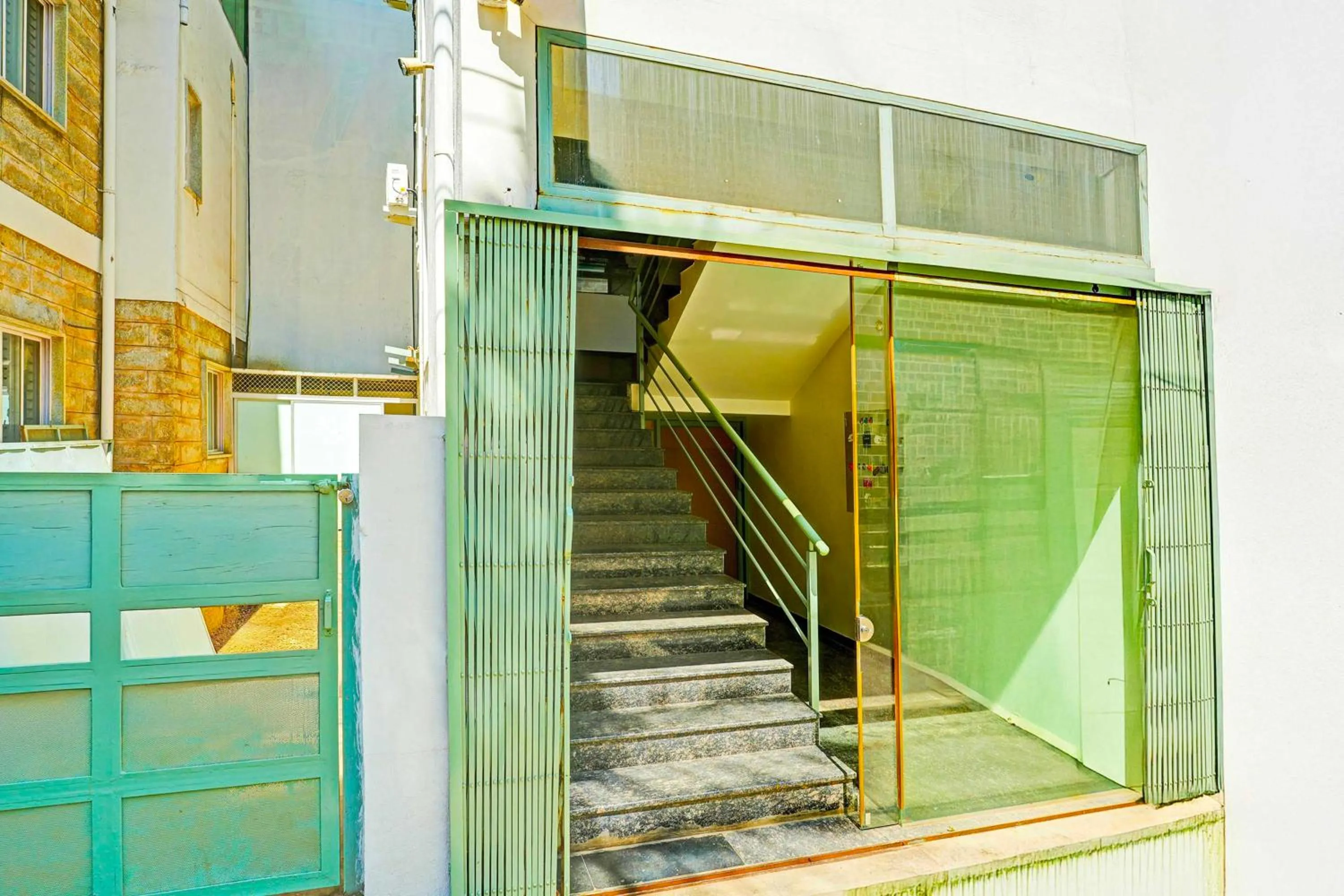 Facade/entrance in Super Collection O Teresian College Mysore