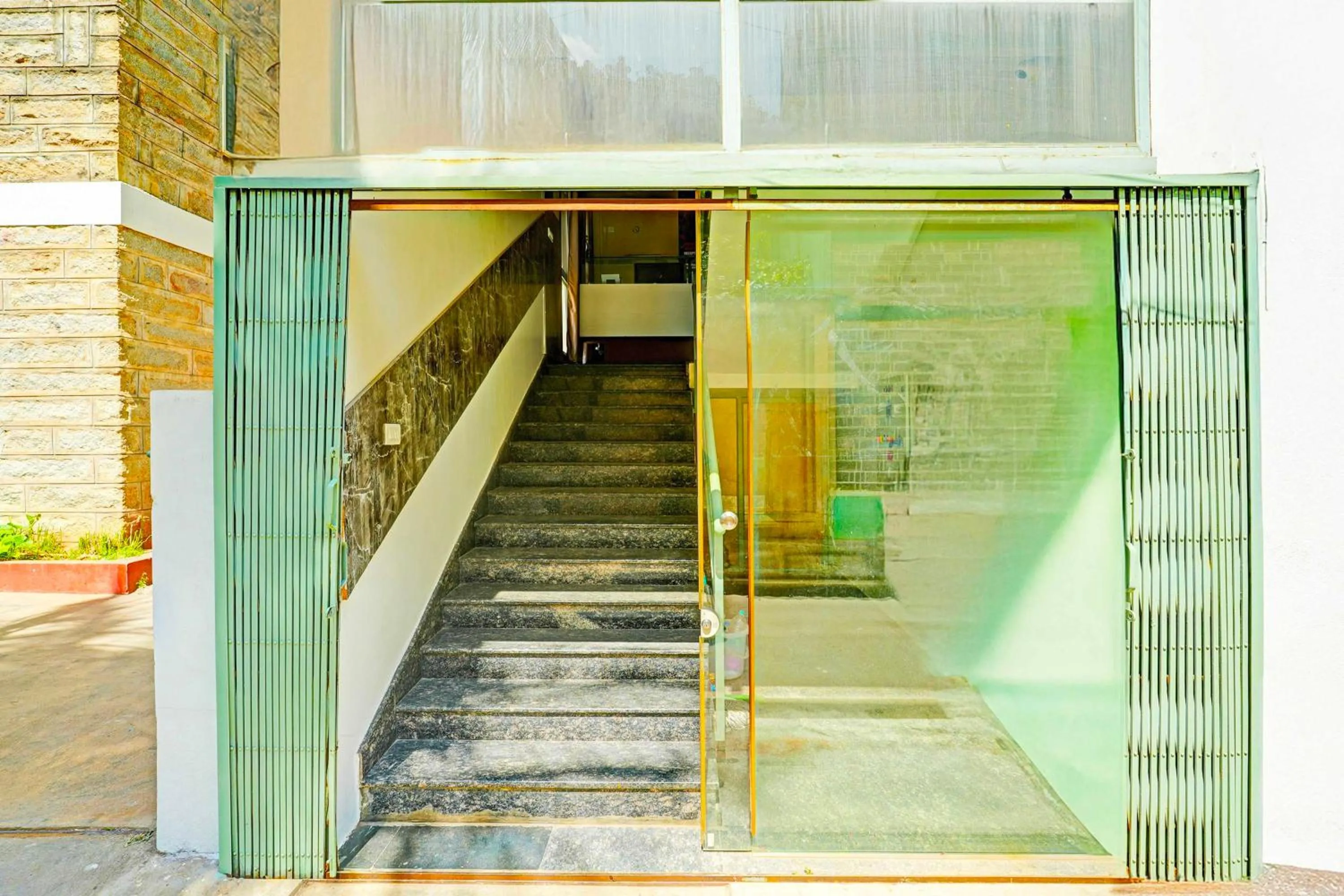 Facade/entrance in Super Collection O Teresian College Mysore