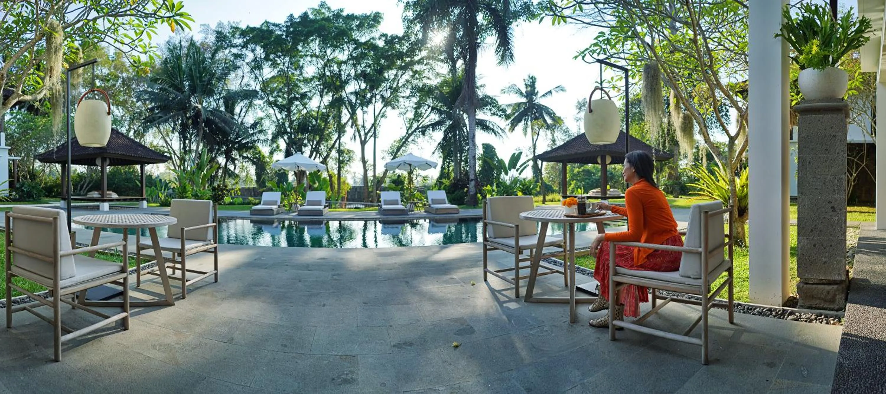 Pool view in Bumi Kinar Heritage