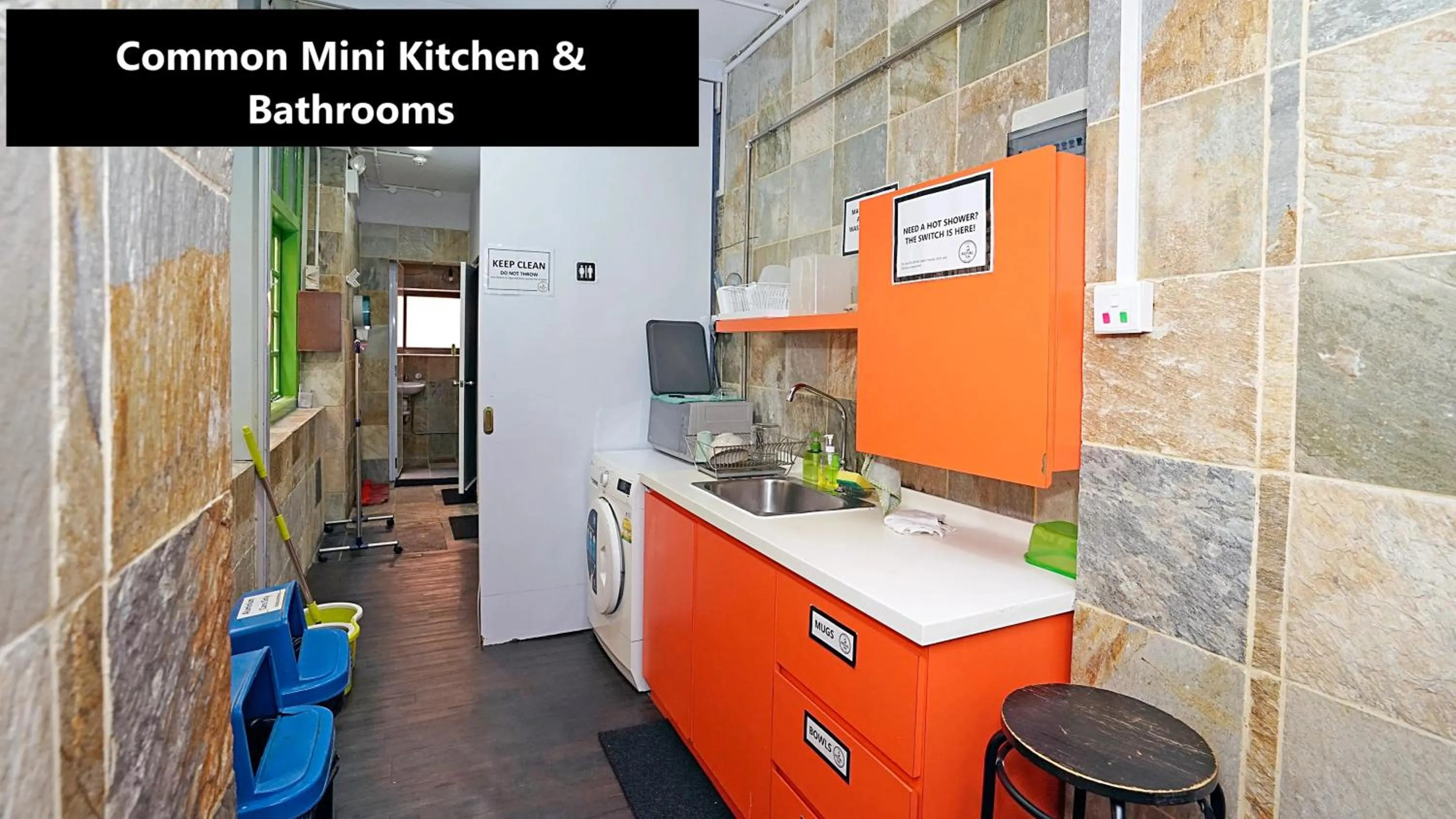 Communal kitchen in Royal Lodge @ Pagoda Street