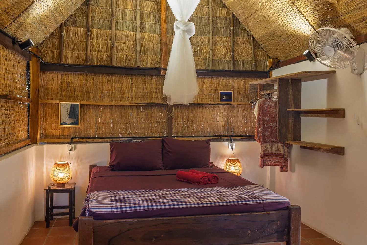 Bed in Kampot Cabana