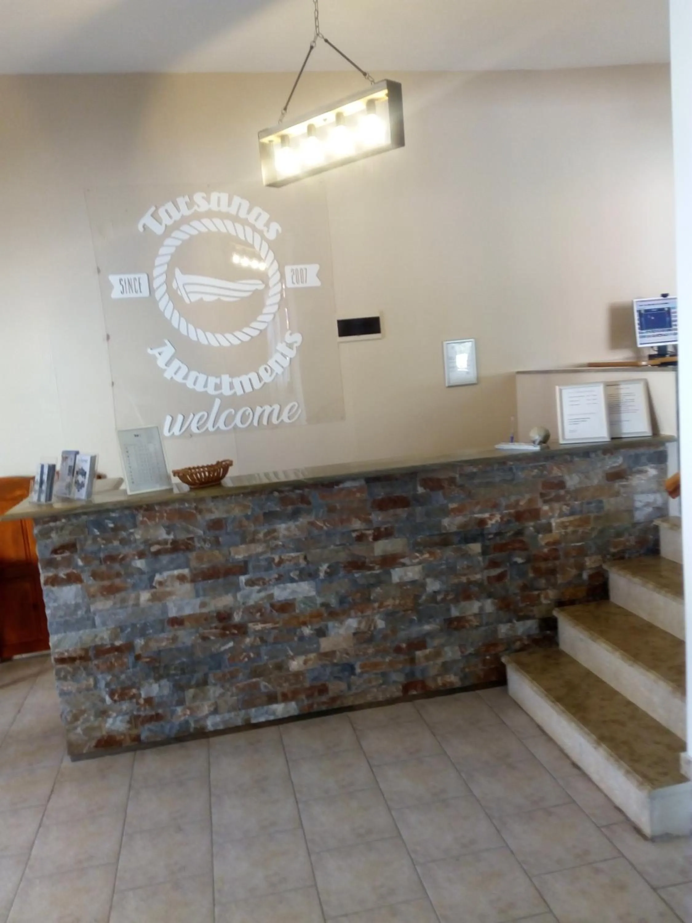 Lobby or reception in Tarsanas Beach