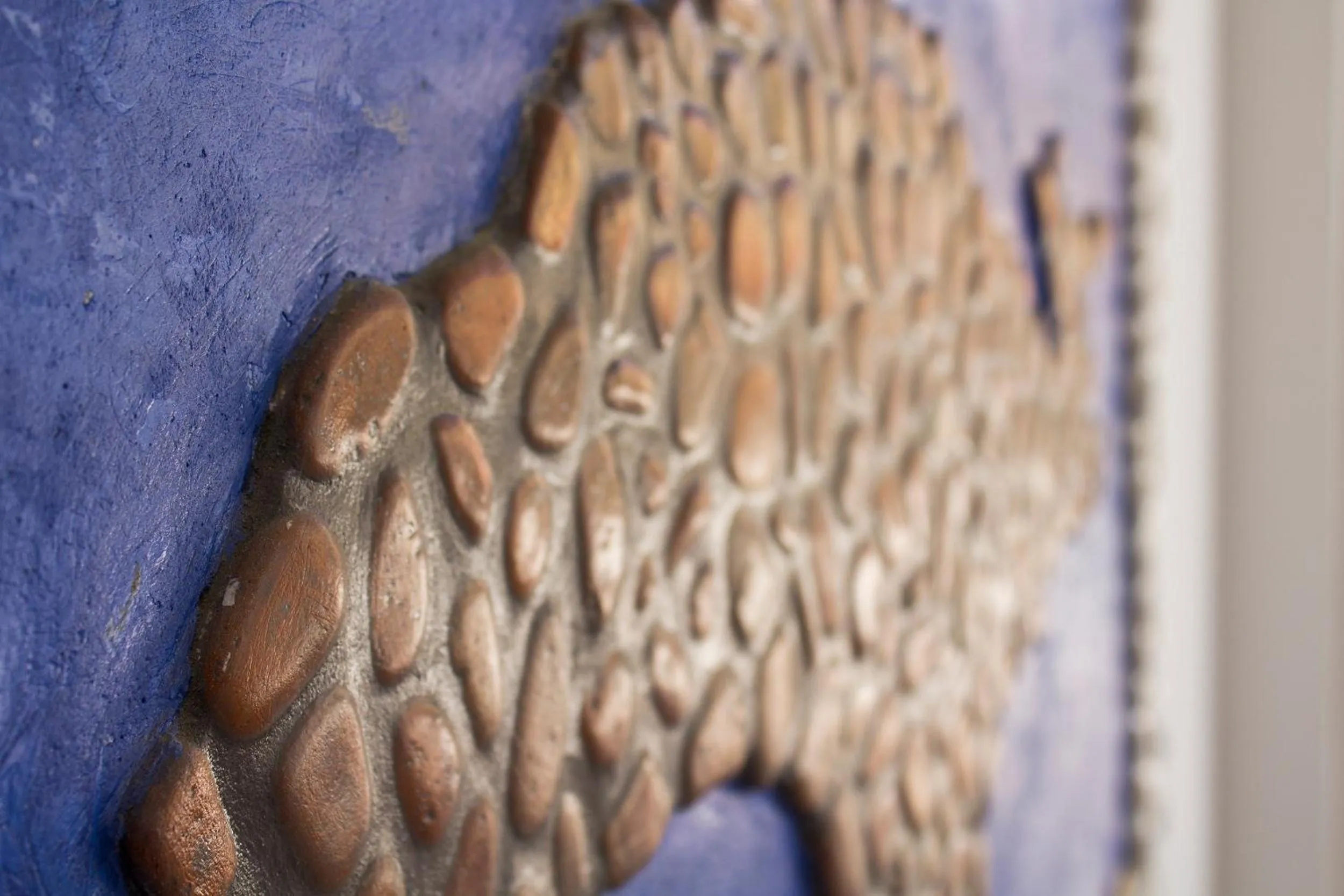 Decorative detail in Tarsanas Beach