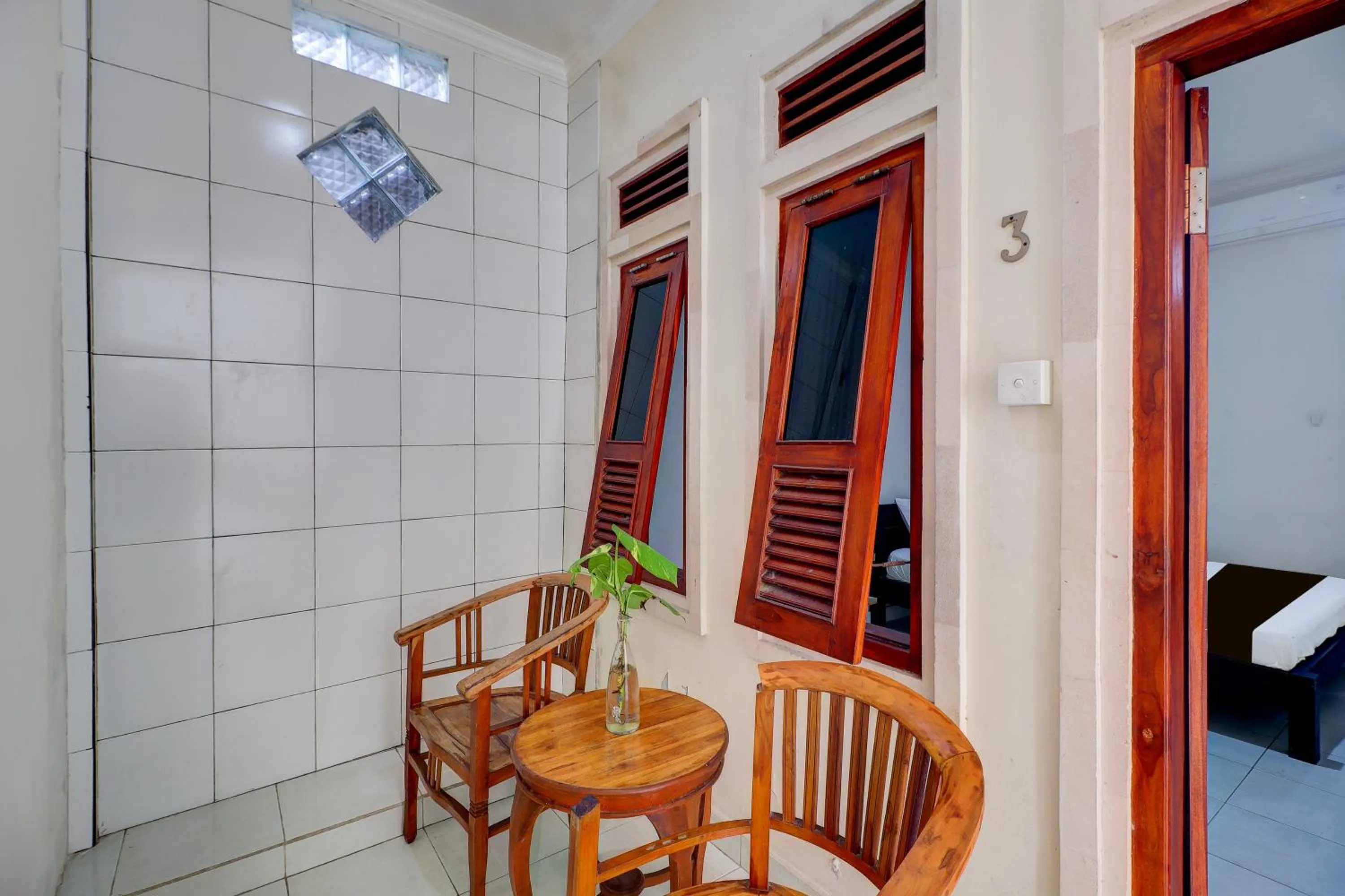 Seating area in Collection O Budget Door Legian Inn @Poppies Road