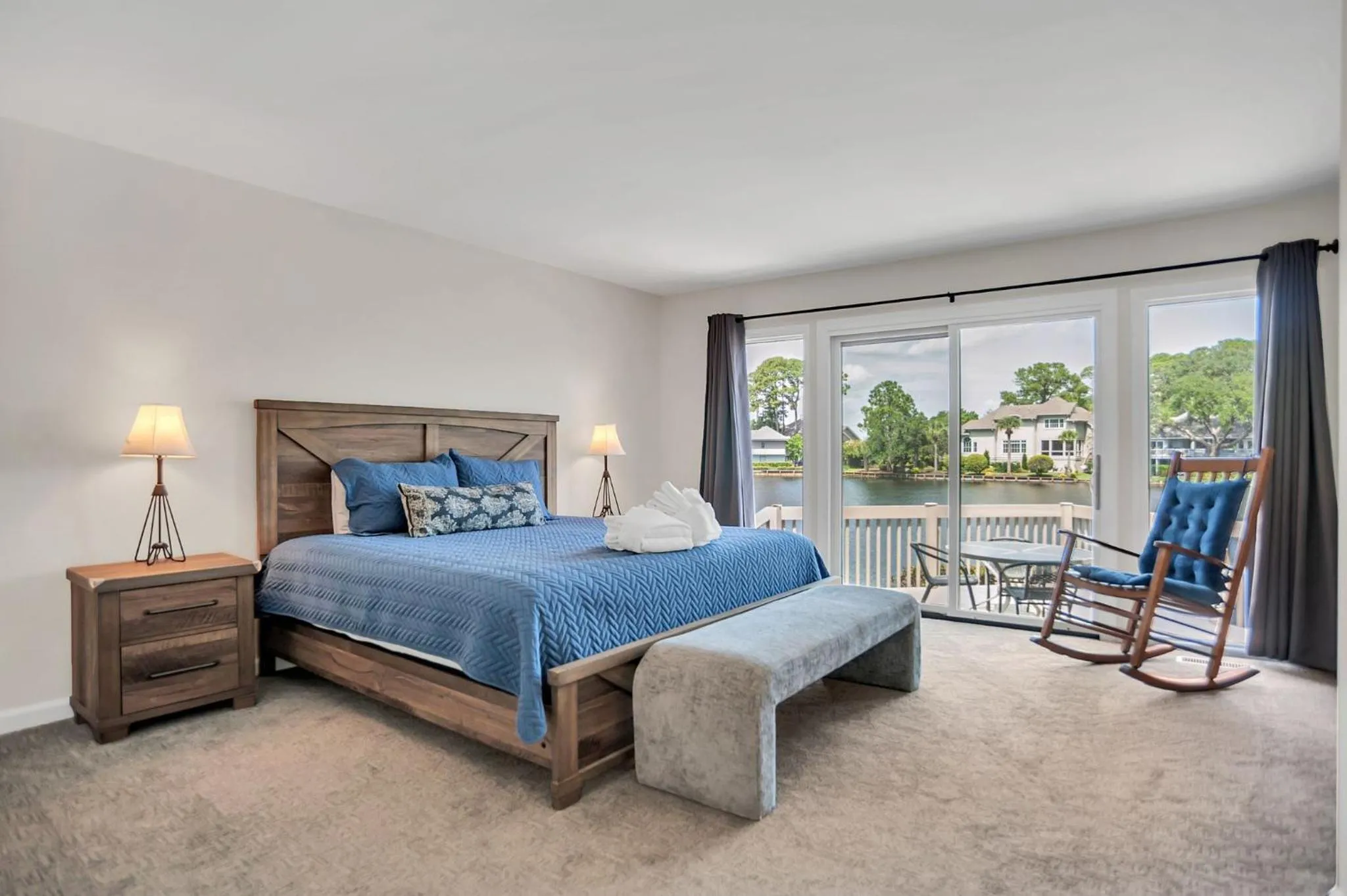 Bed in 2629 Calibogue Club at The Sea Pines Resort