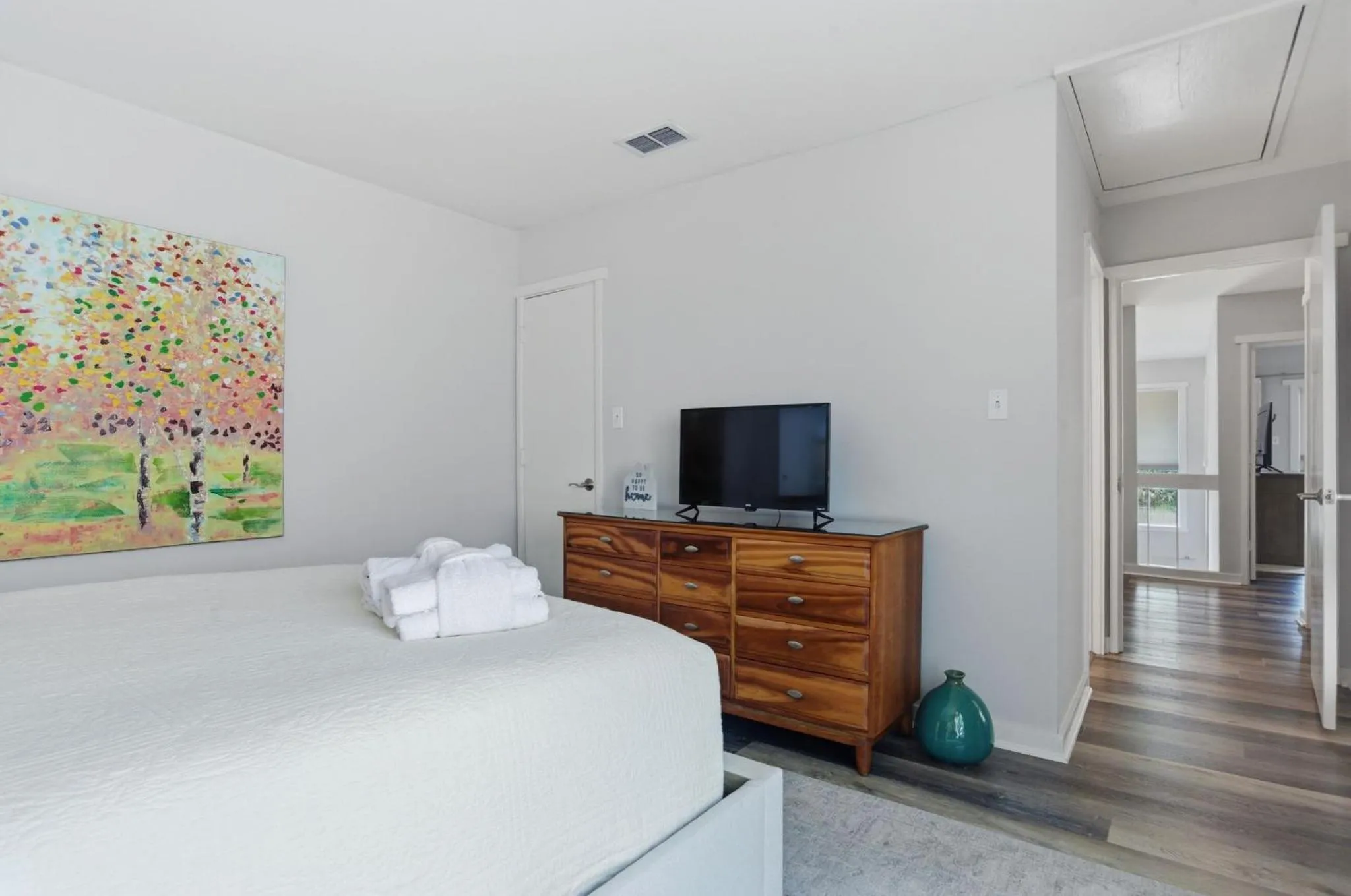 Bed in 267 Stoney Creek Villa at The Sea Pines Resort