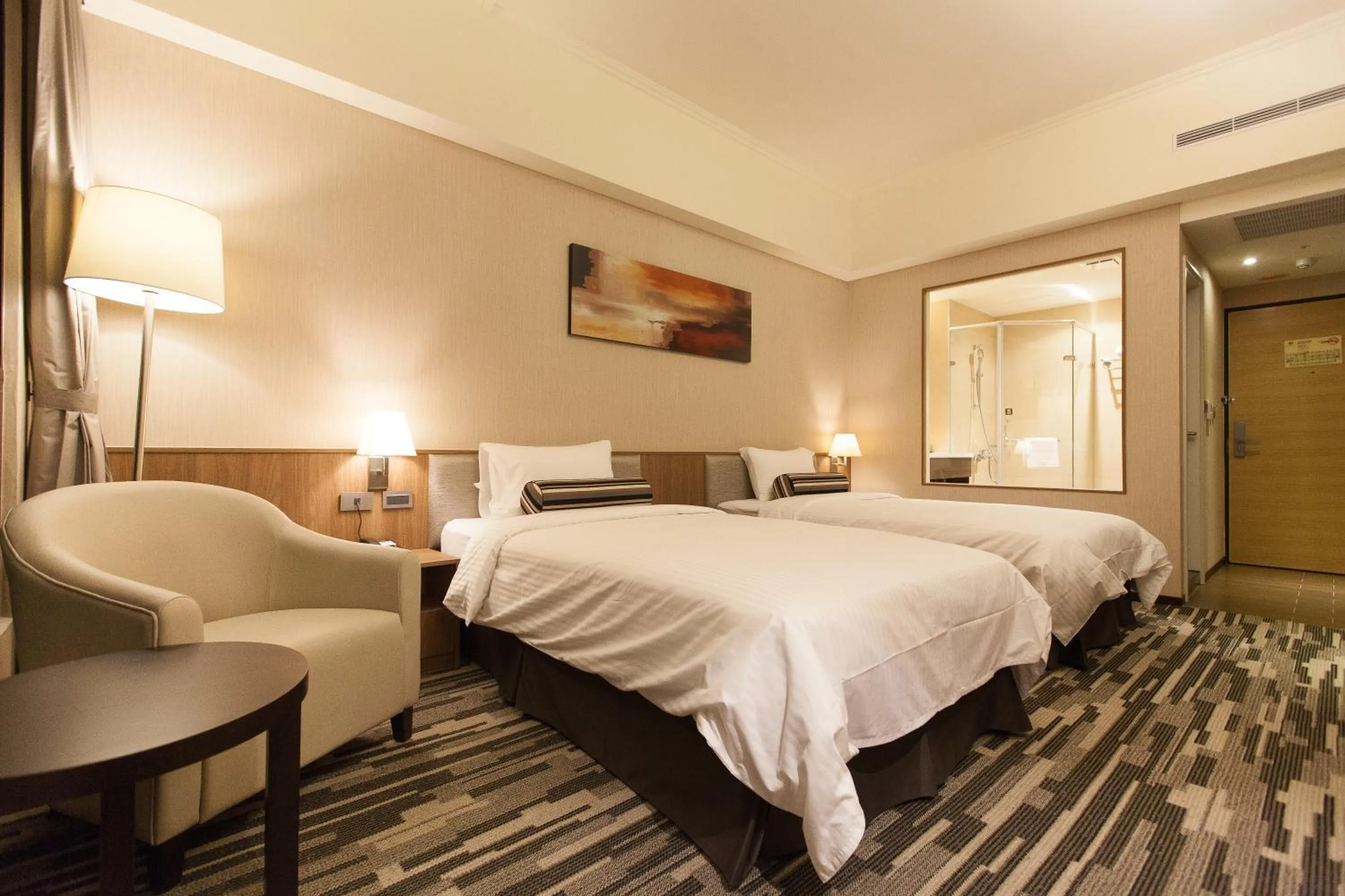 Bed in The Fuli Resort Chihpen