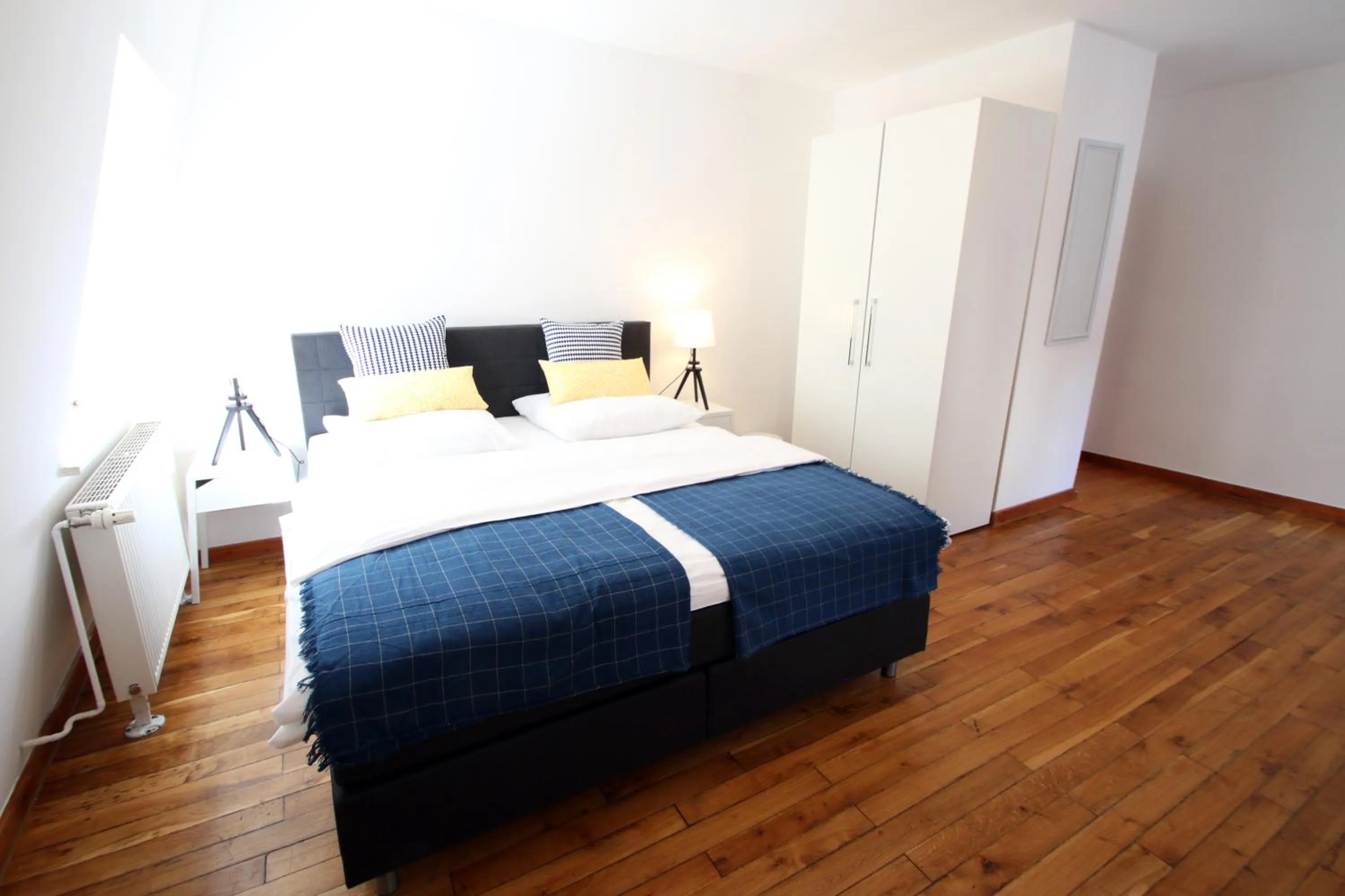 Bed in Hotel Sudpfanne