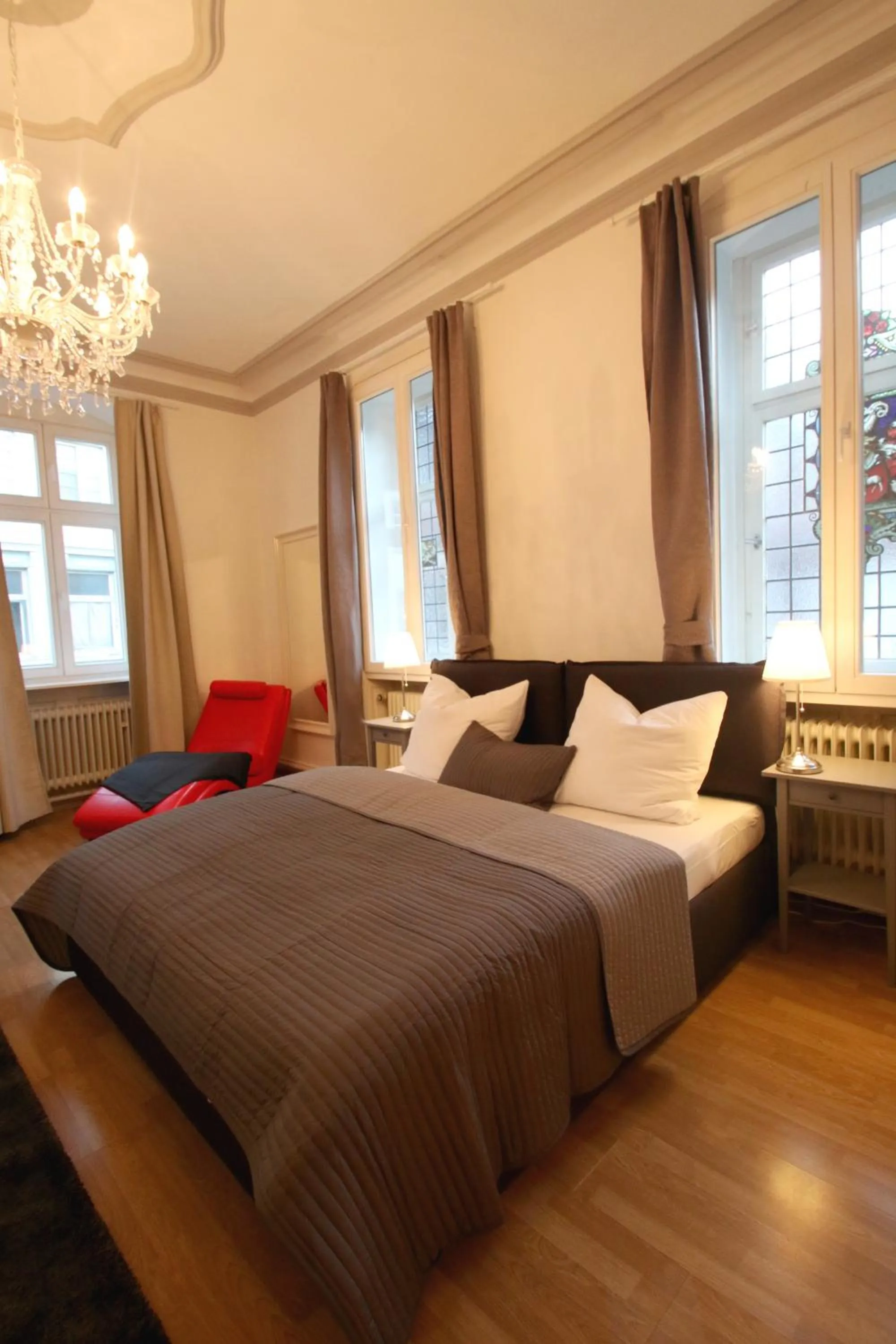 Bed in Hotel Sudpfanne