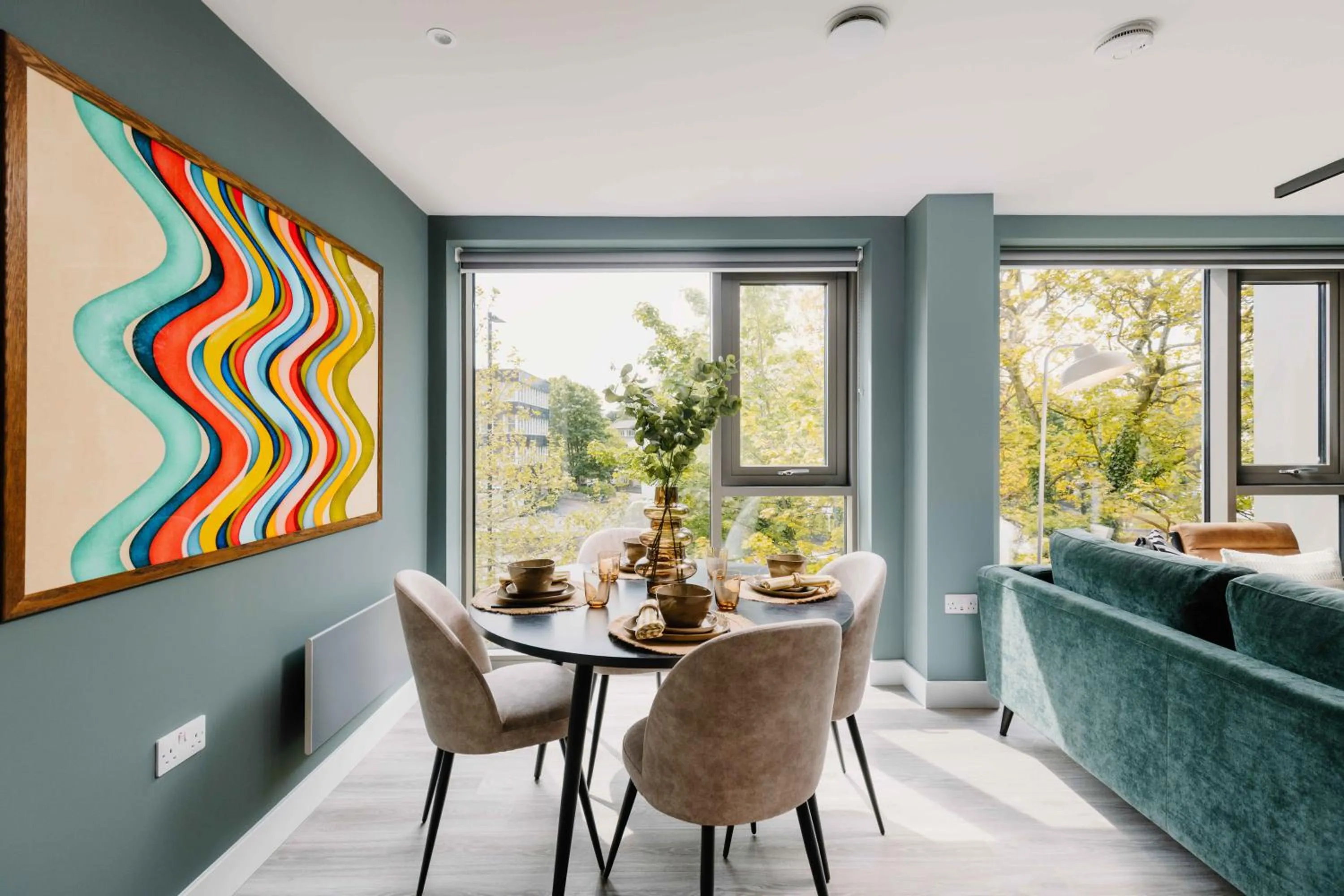 Dining area in Charles Hope Birmingham Westside