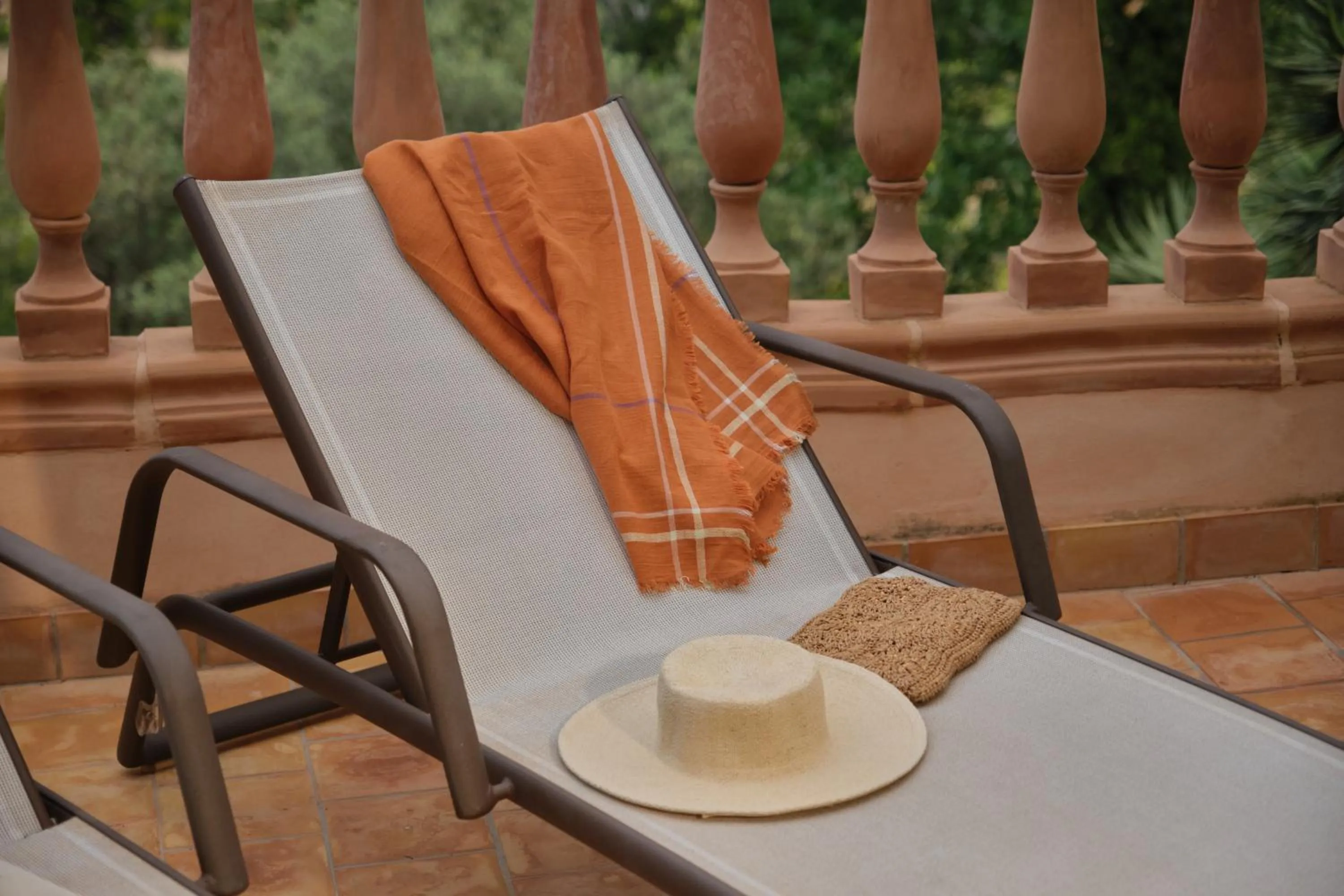 sunbed in Es Moli Hotel