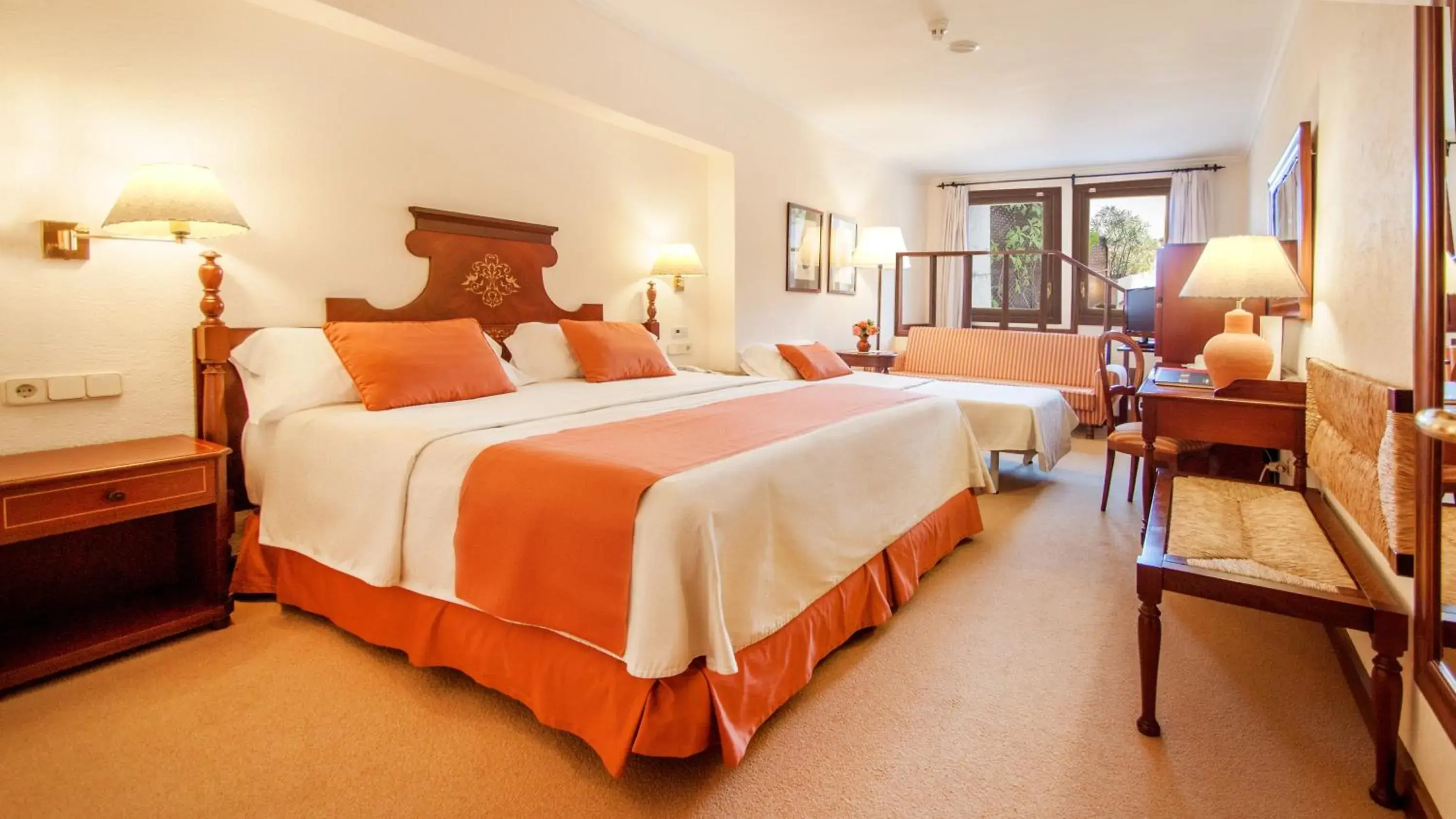 Triple Room with Balcony in Es Moli Hotel Triple Room with Balcony in Es Moli Hotel