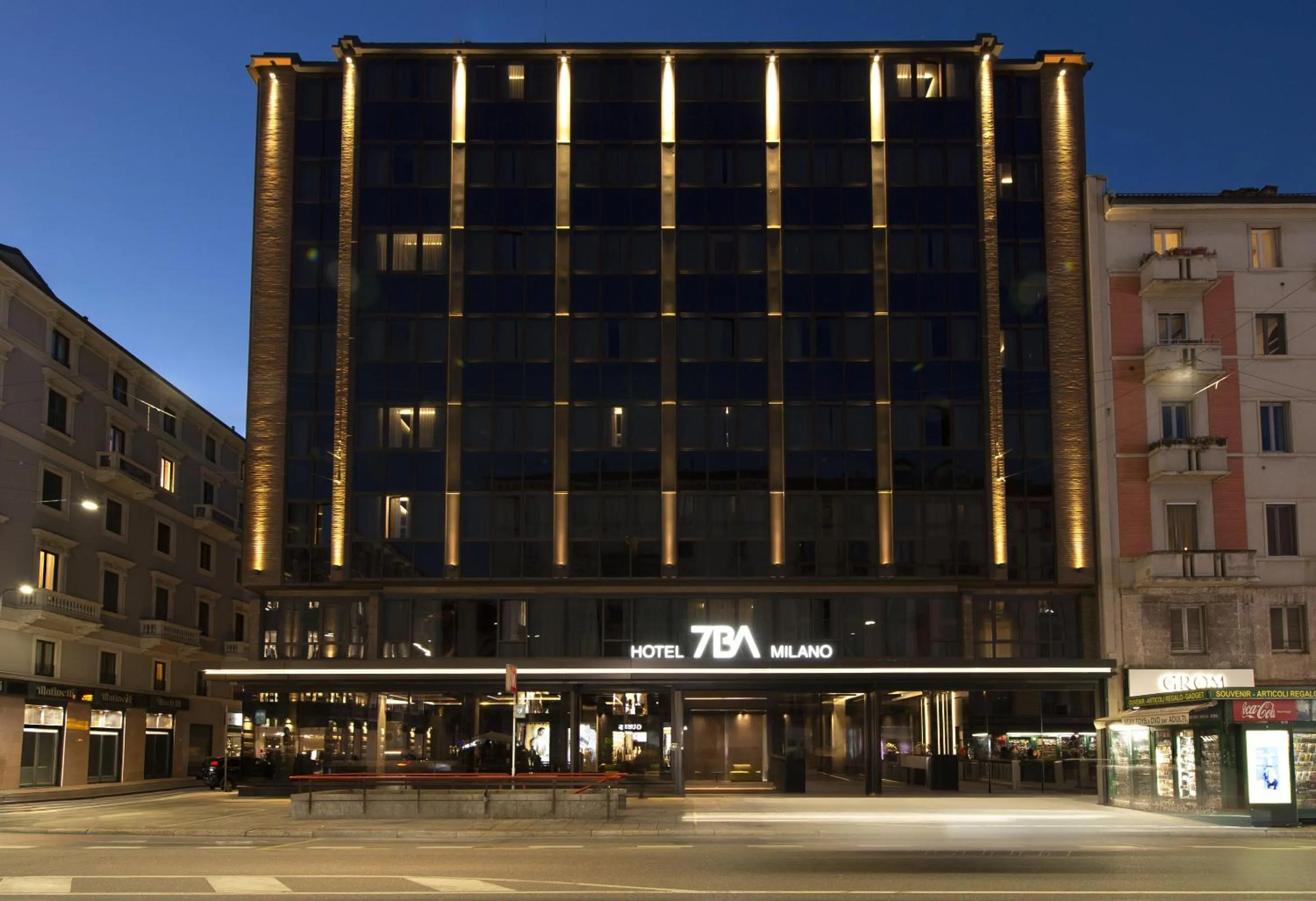 Property building in 7BA Hotel Milano