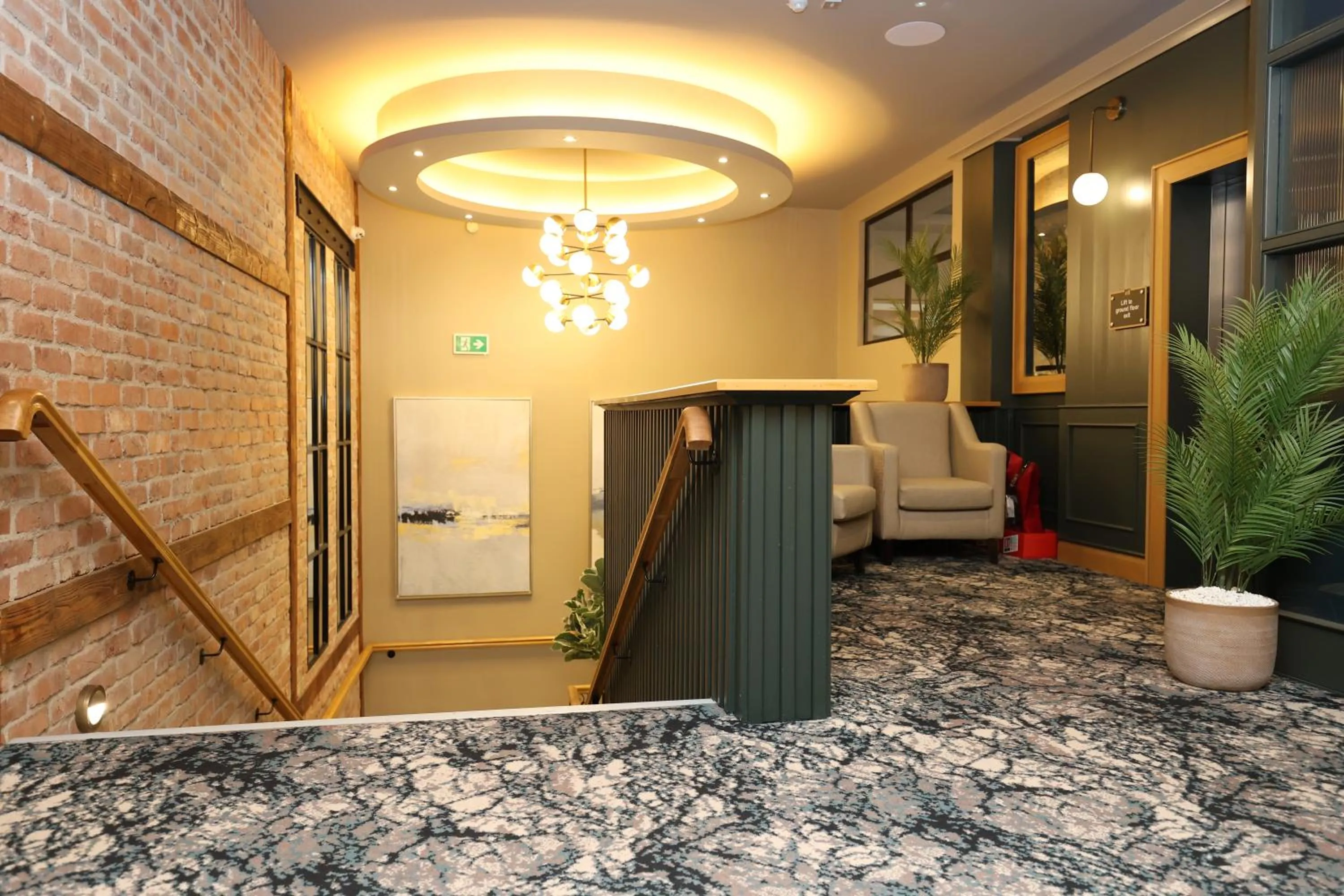 Lobby or reception in The Maiden City Hotel