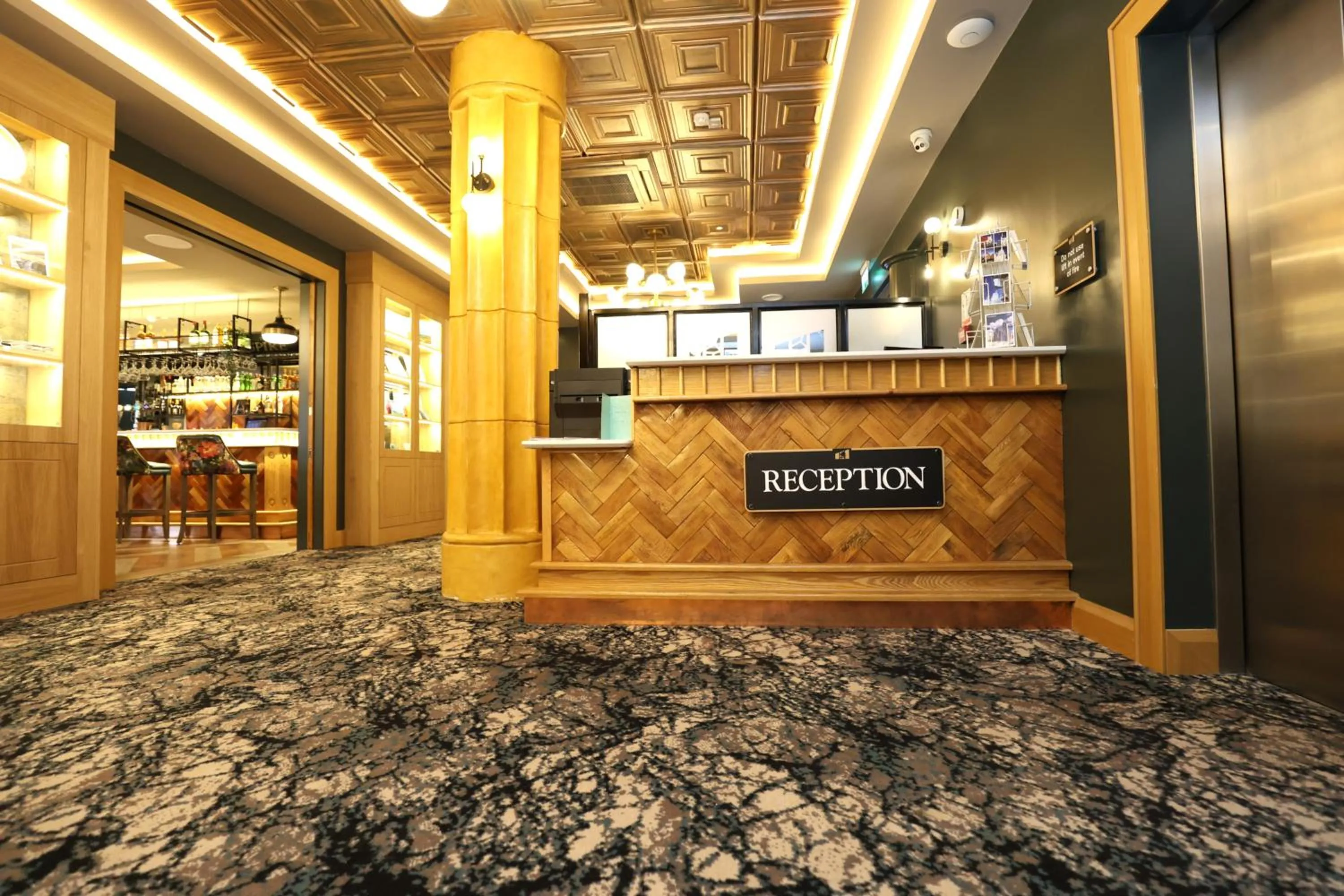 Lobby or reception in The Maiden City Hotel