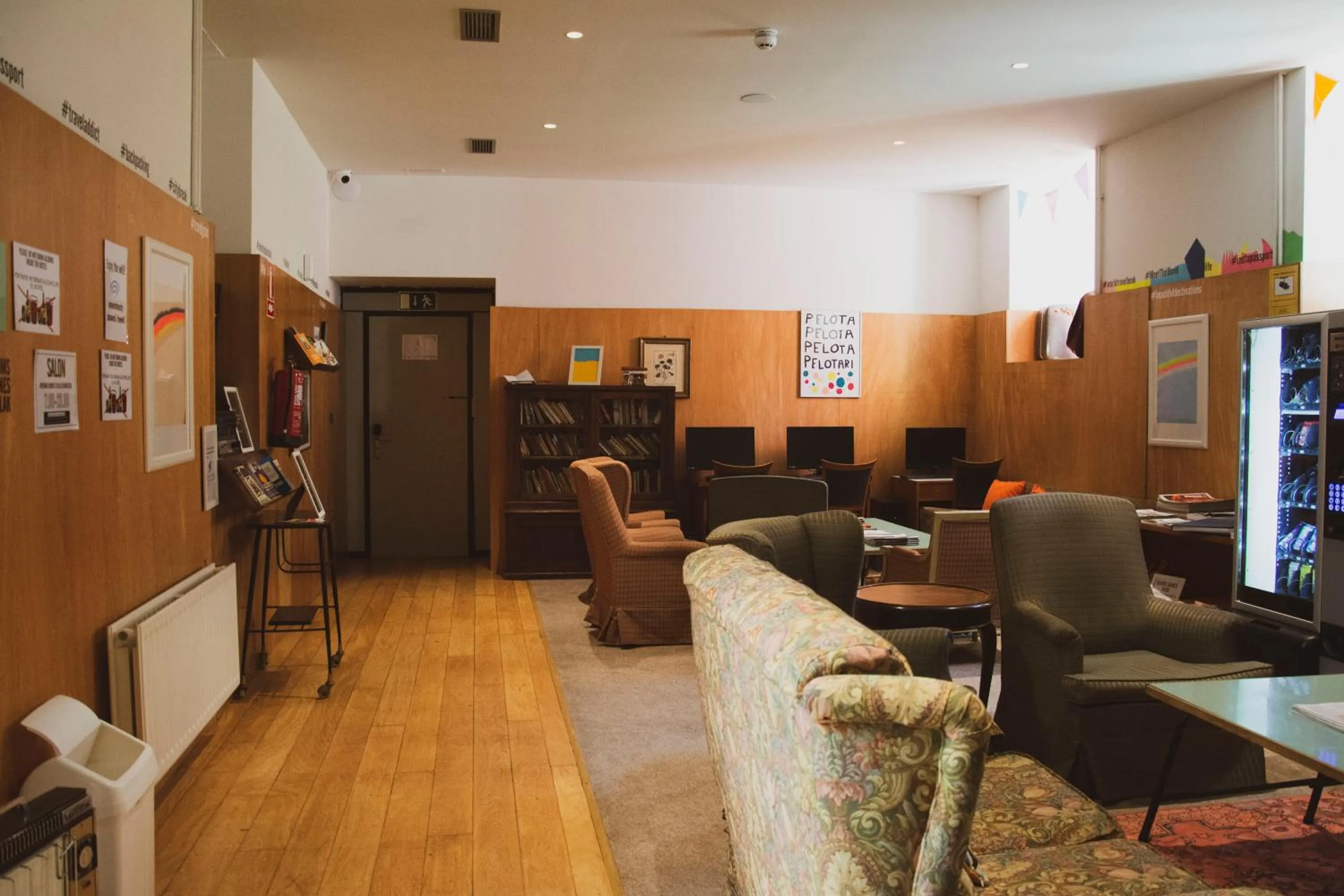 Lobby or reception in A Room In The City Hostel